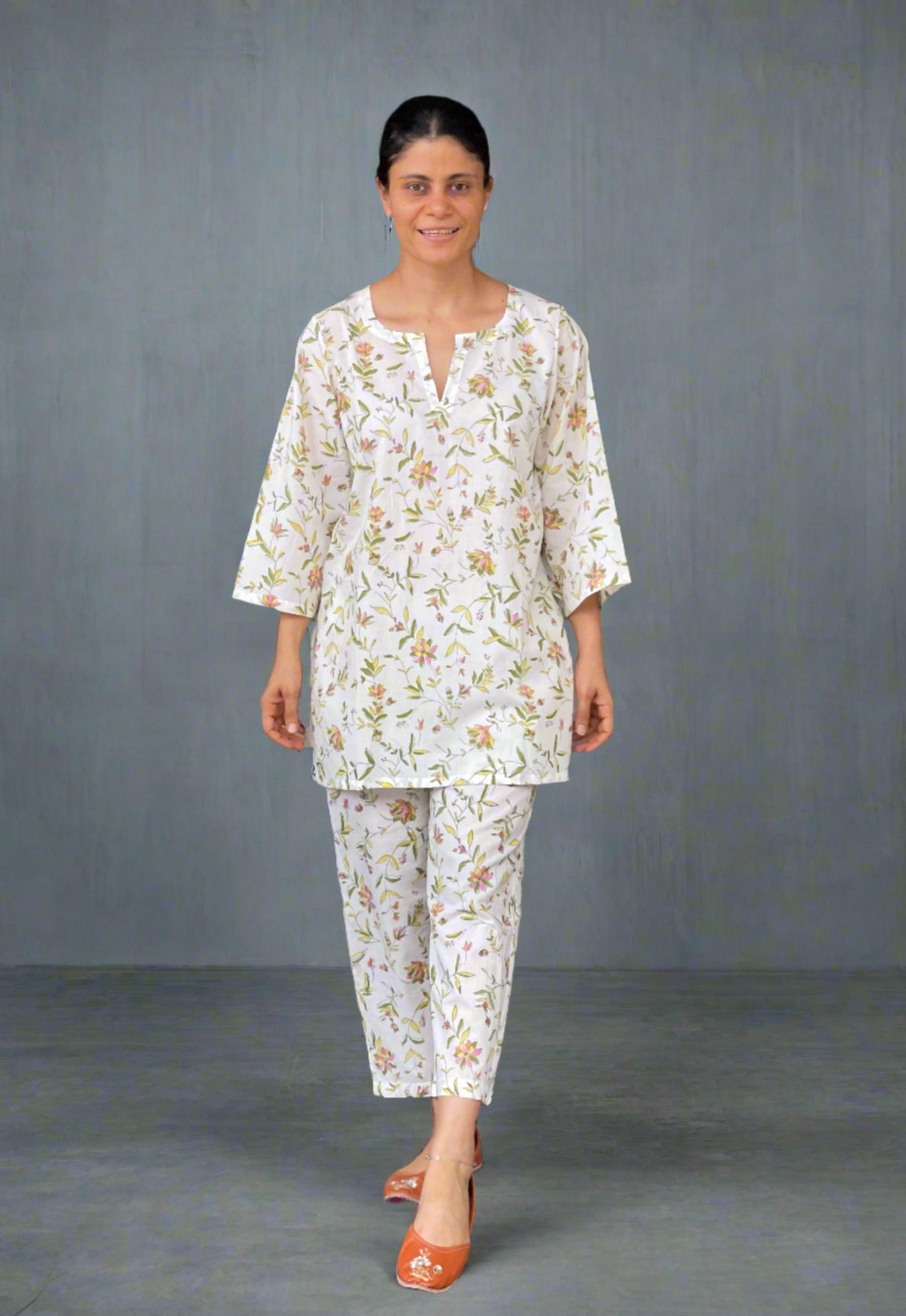 Handblock Printed Cotton Co-ord Set