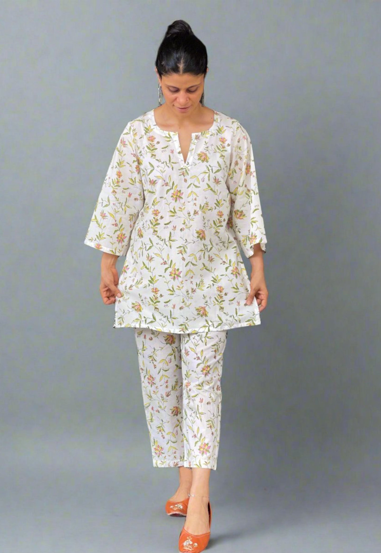 Handblock Printed Cotton Co-ord Set