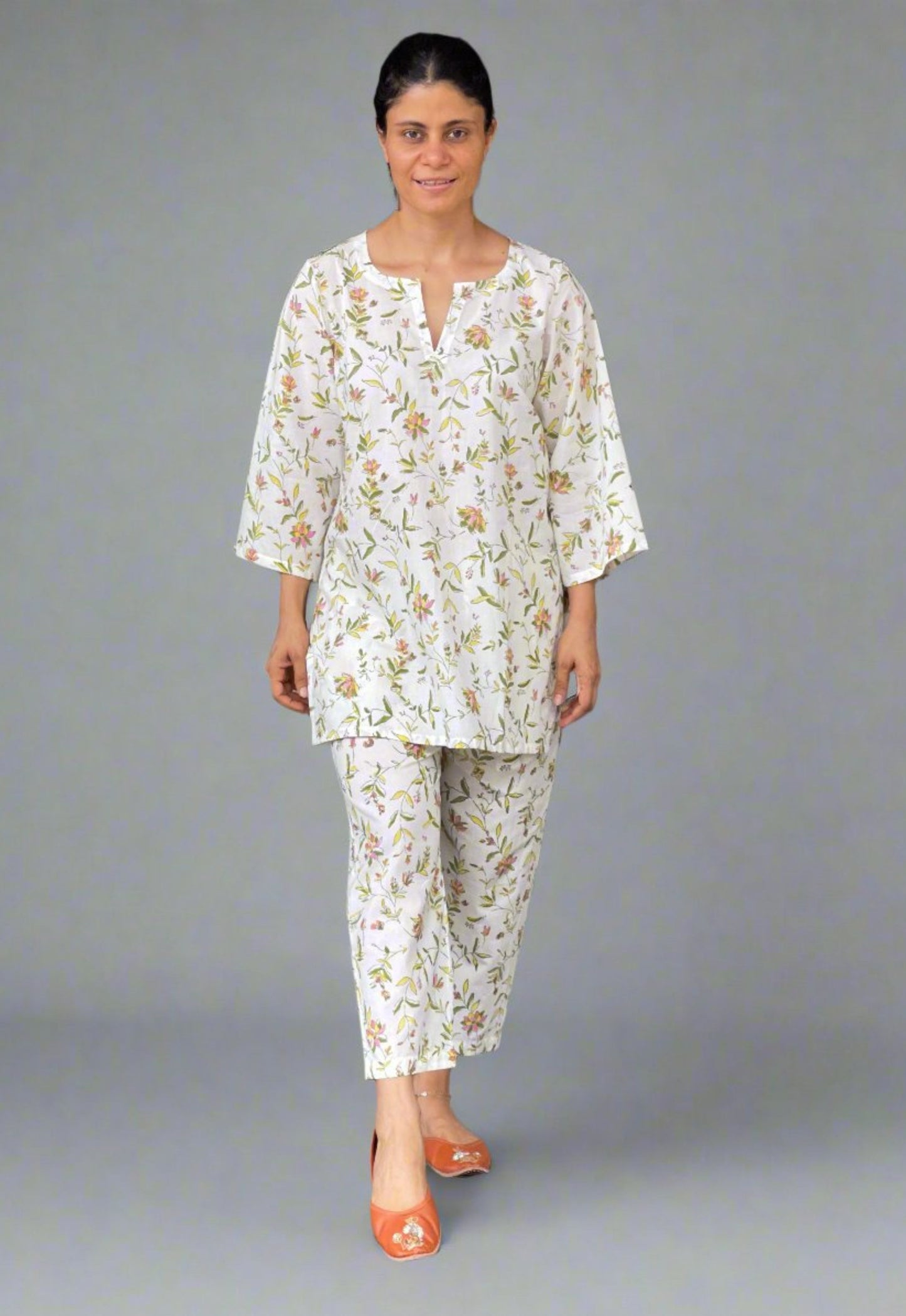 Handblock Printed Cotton Co-ord Set