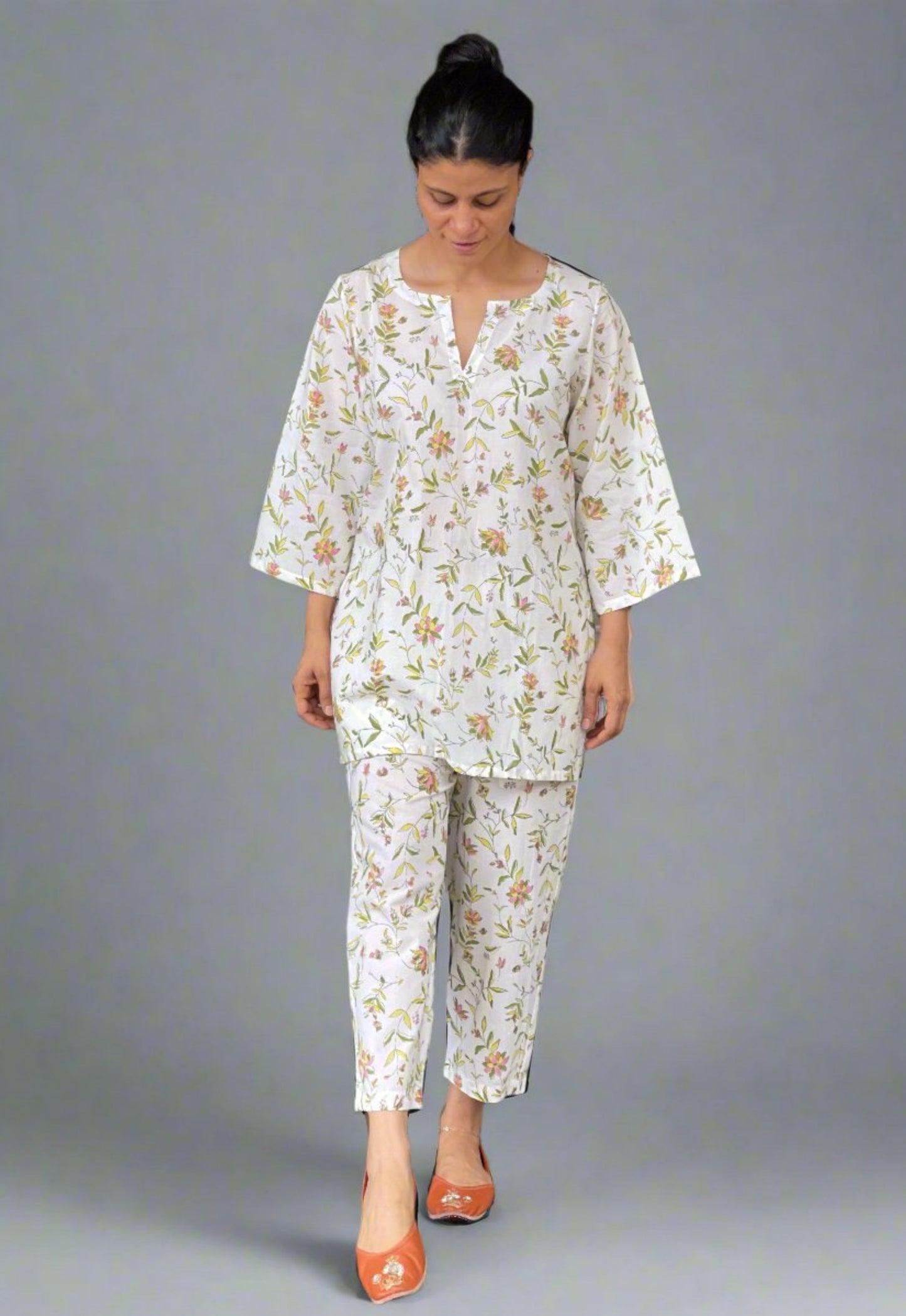 Handblock Printed Cotton Co-ord Set