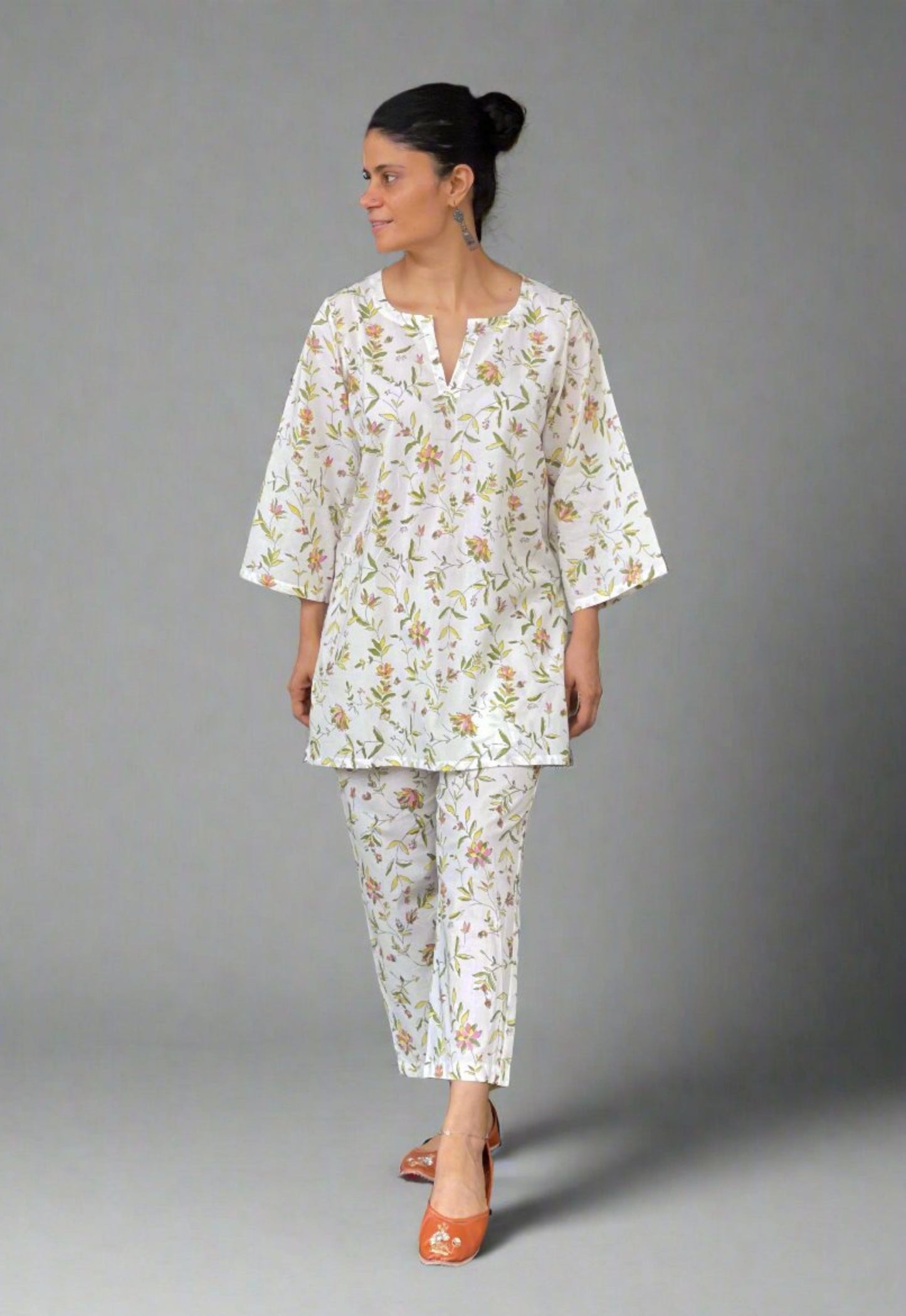 Handblock Printed Cotton Co-ord Set