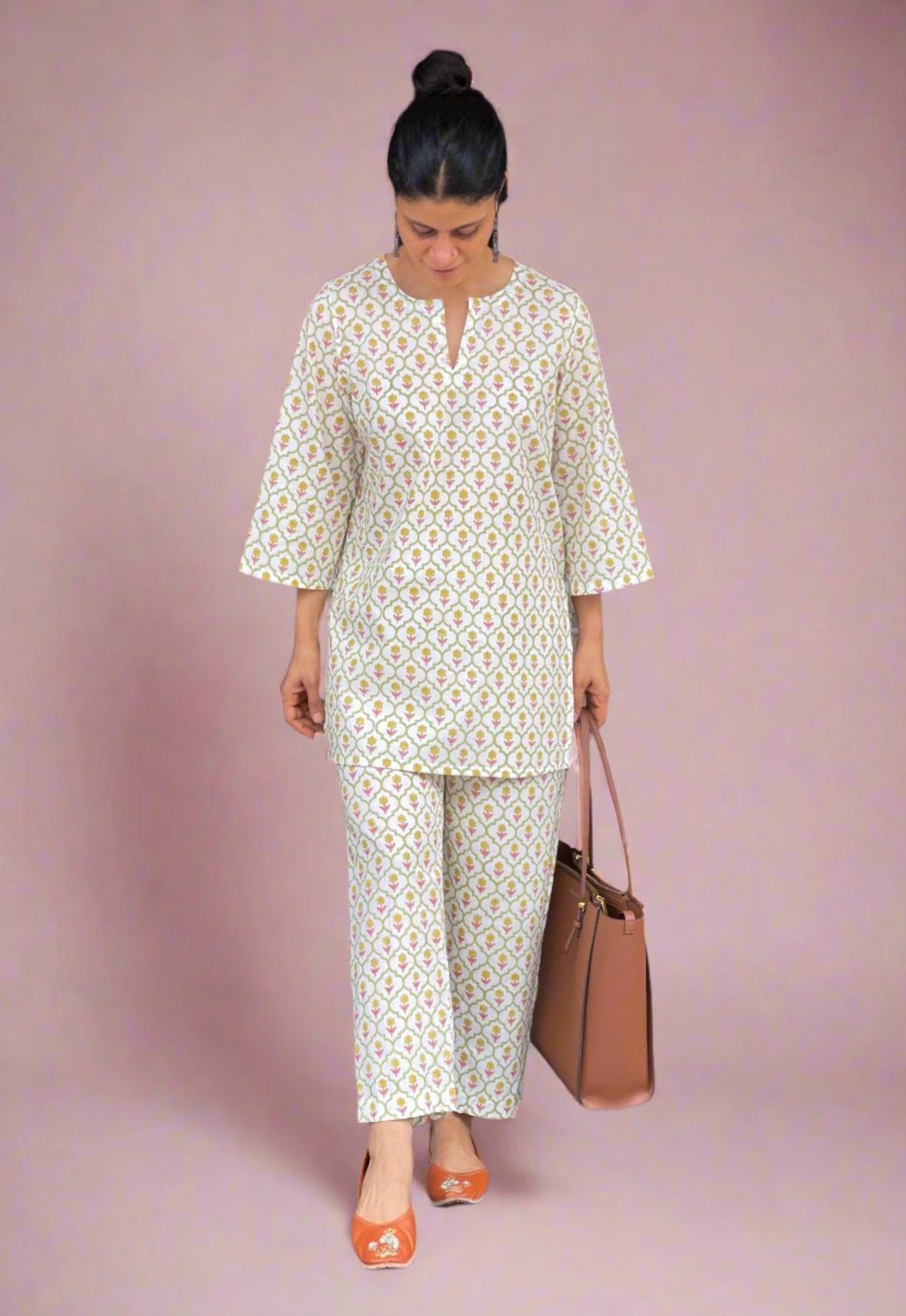 Handblock Printed Cotton Co-ord Set