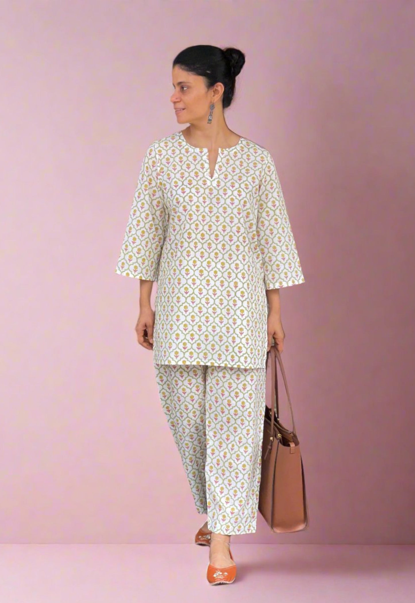 Handblock Printed Cotton Co-ord Set