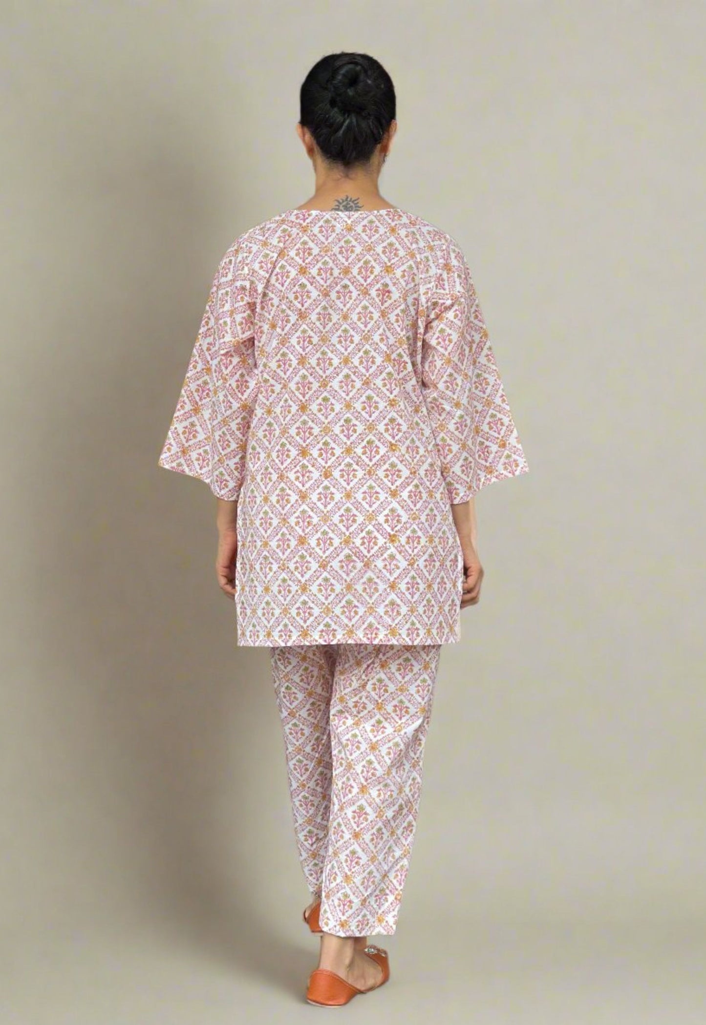 Handblock Printed Cotton Co-ord Set