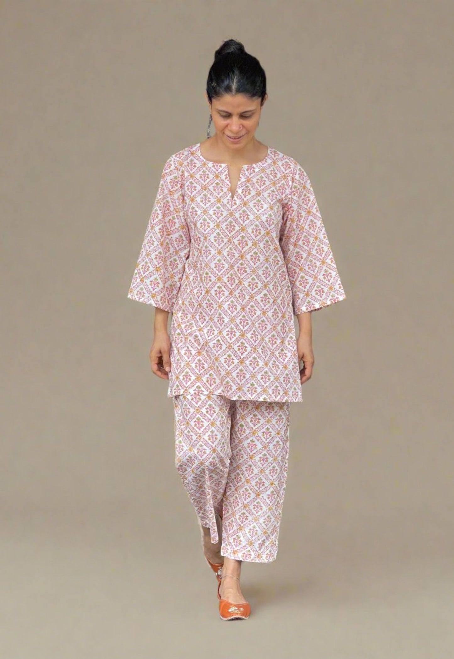 Handblock Printed Cotton Co-ord Set