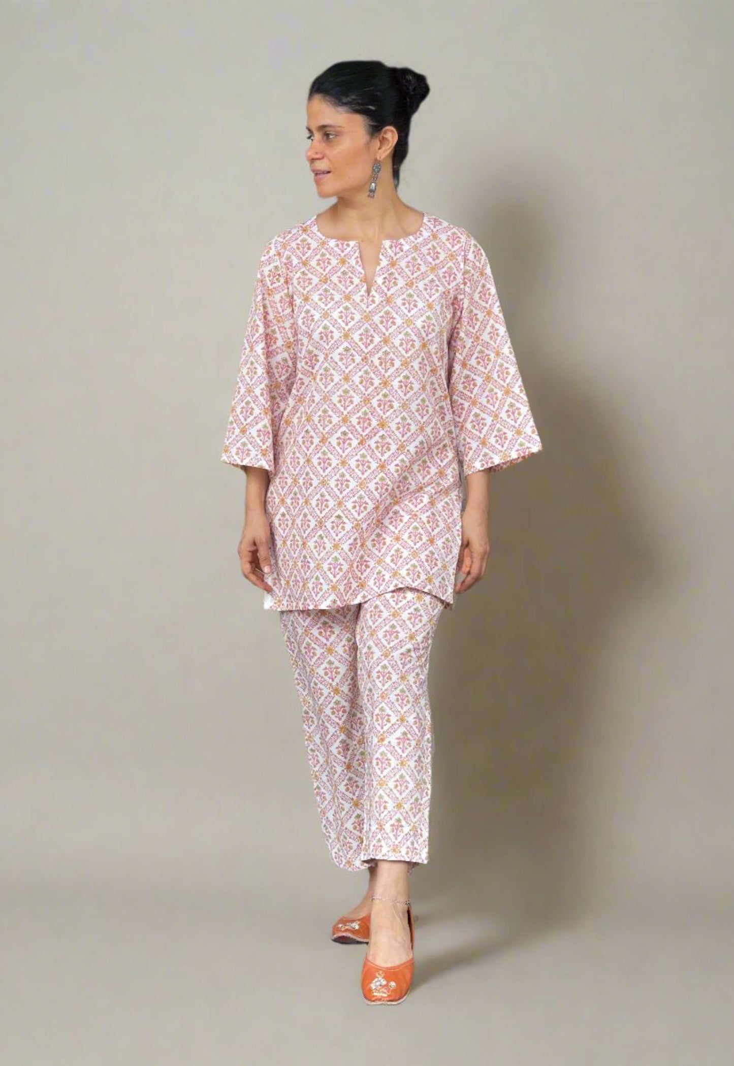 Handblock Printed Cotton Co-ord Set