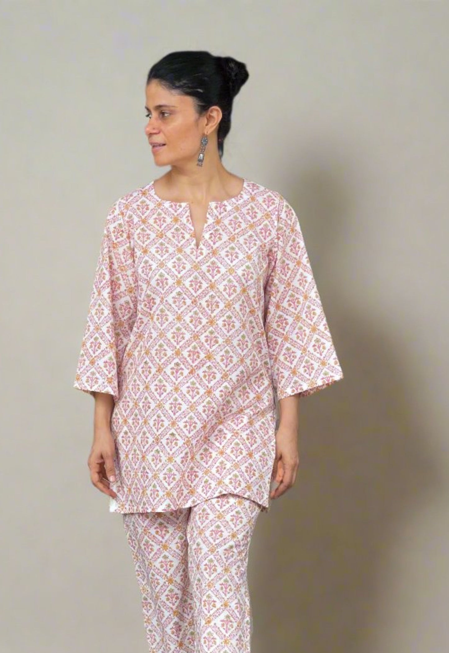 Handblock Printed Cotton Co-ord Set