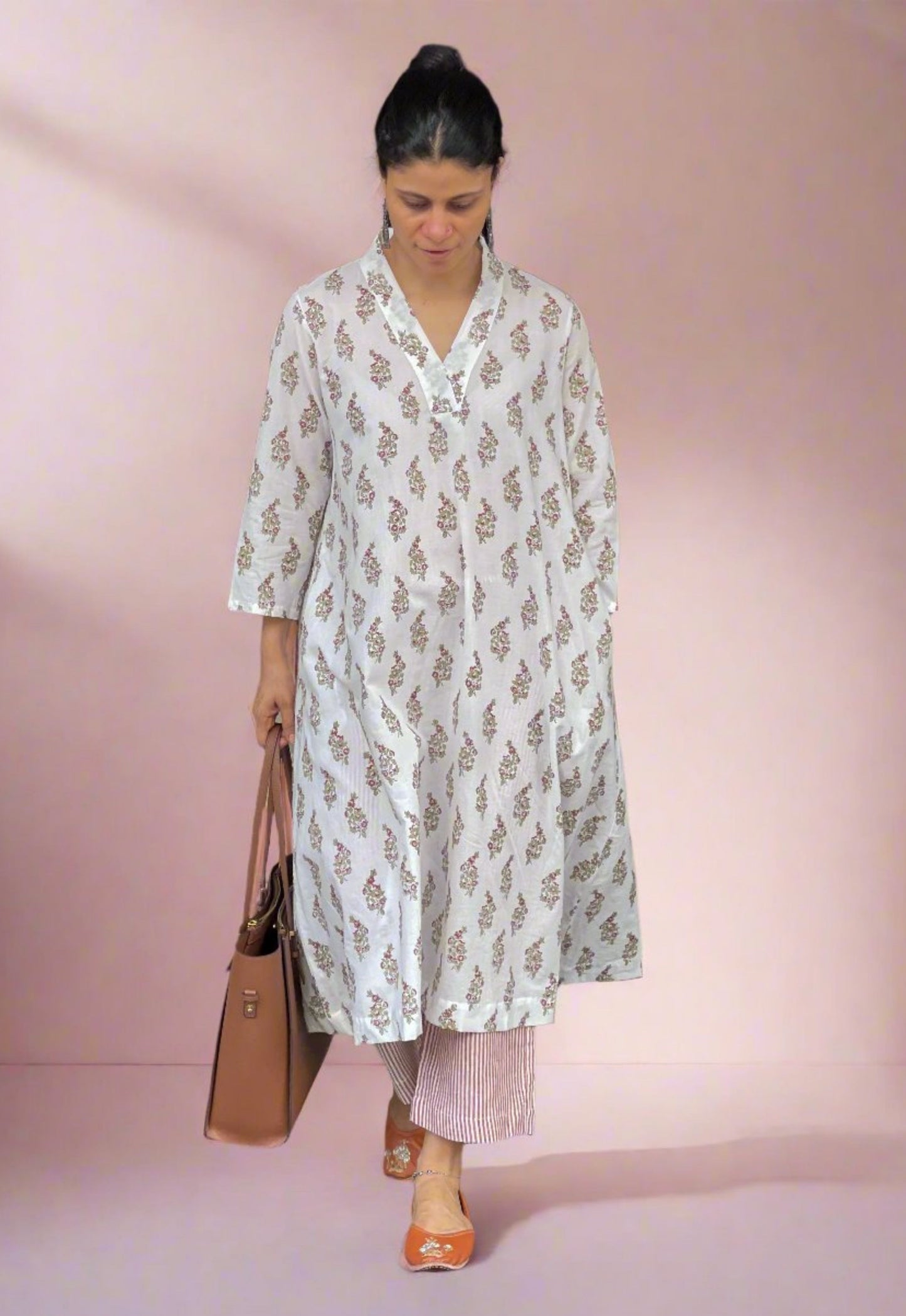 Handblock Printed Cotton Kurta
