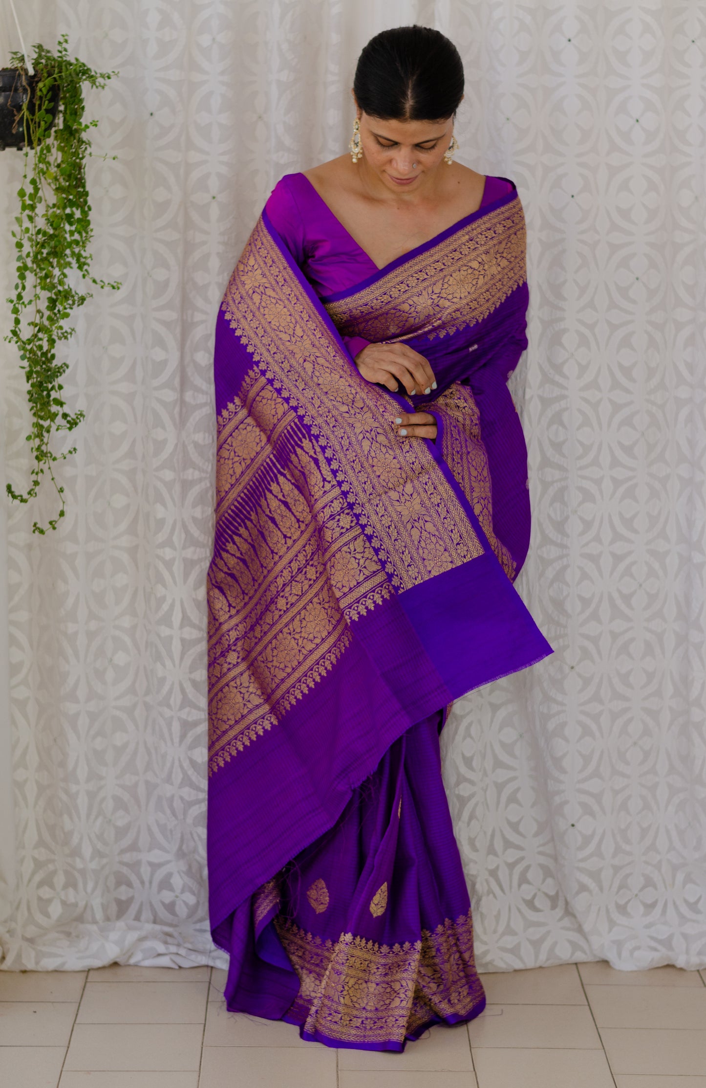Handwoven tussar silk   Banarasi Silk Saree