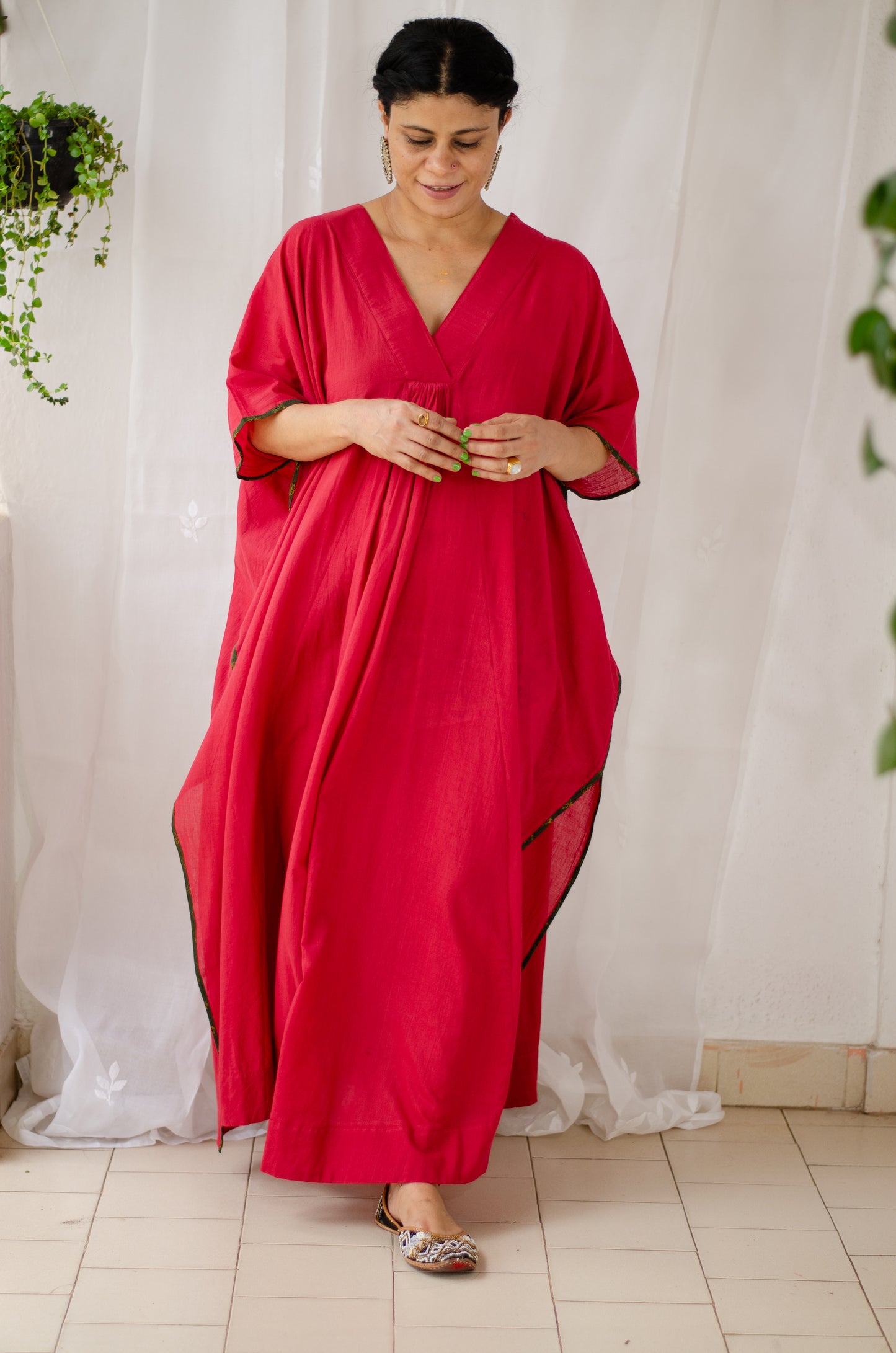 Handwoven Muslin Kaftan