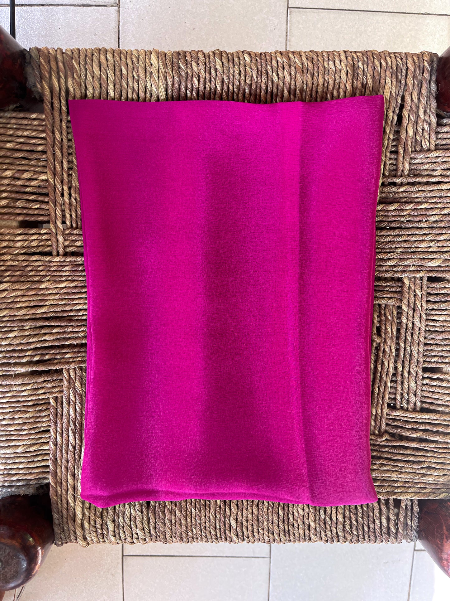 Hand Block Printed Kota Silk Saree.
