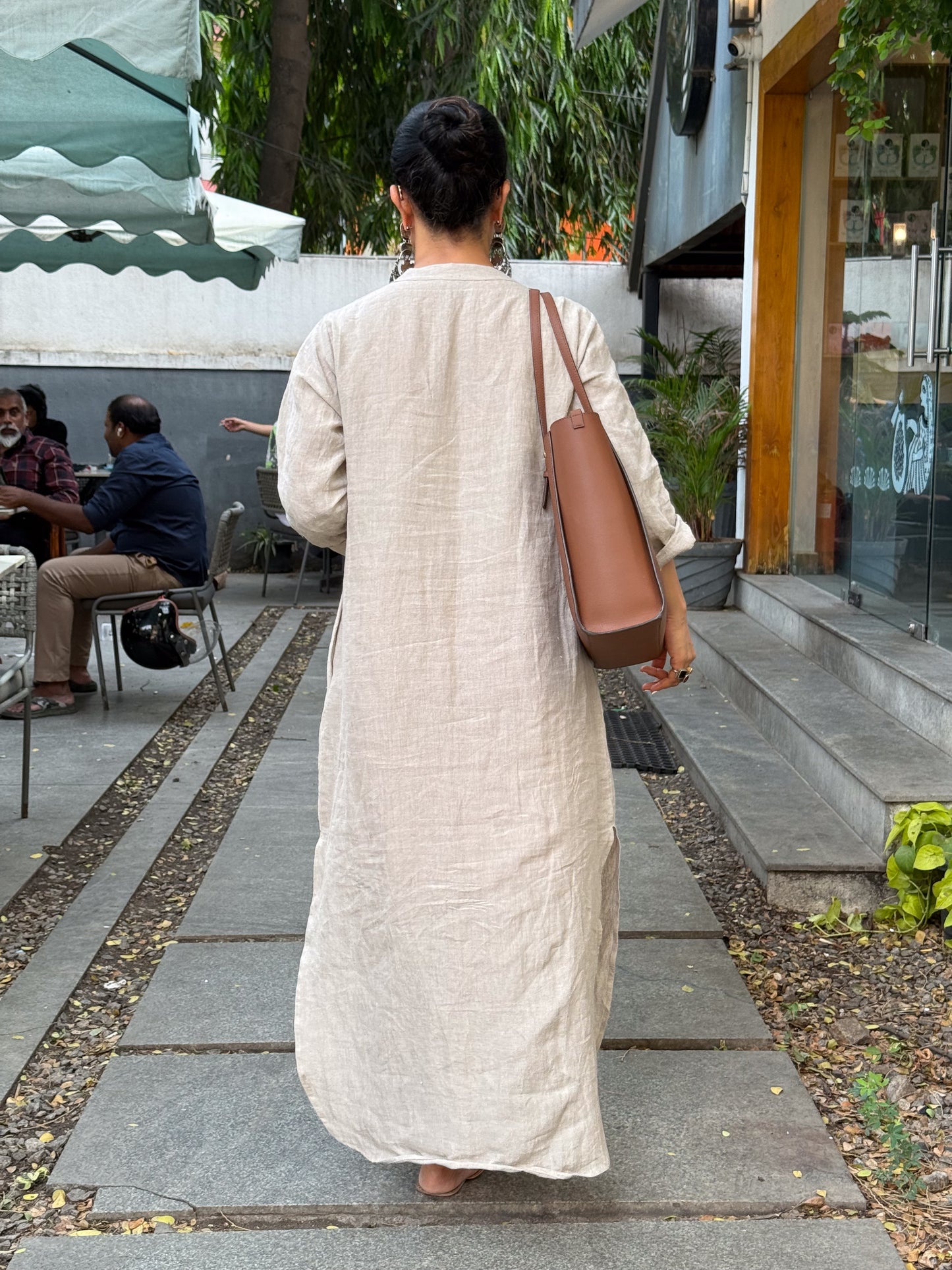 Handloom Linen By Linen Dress