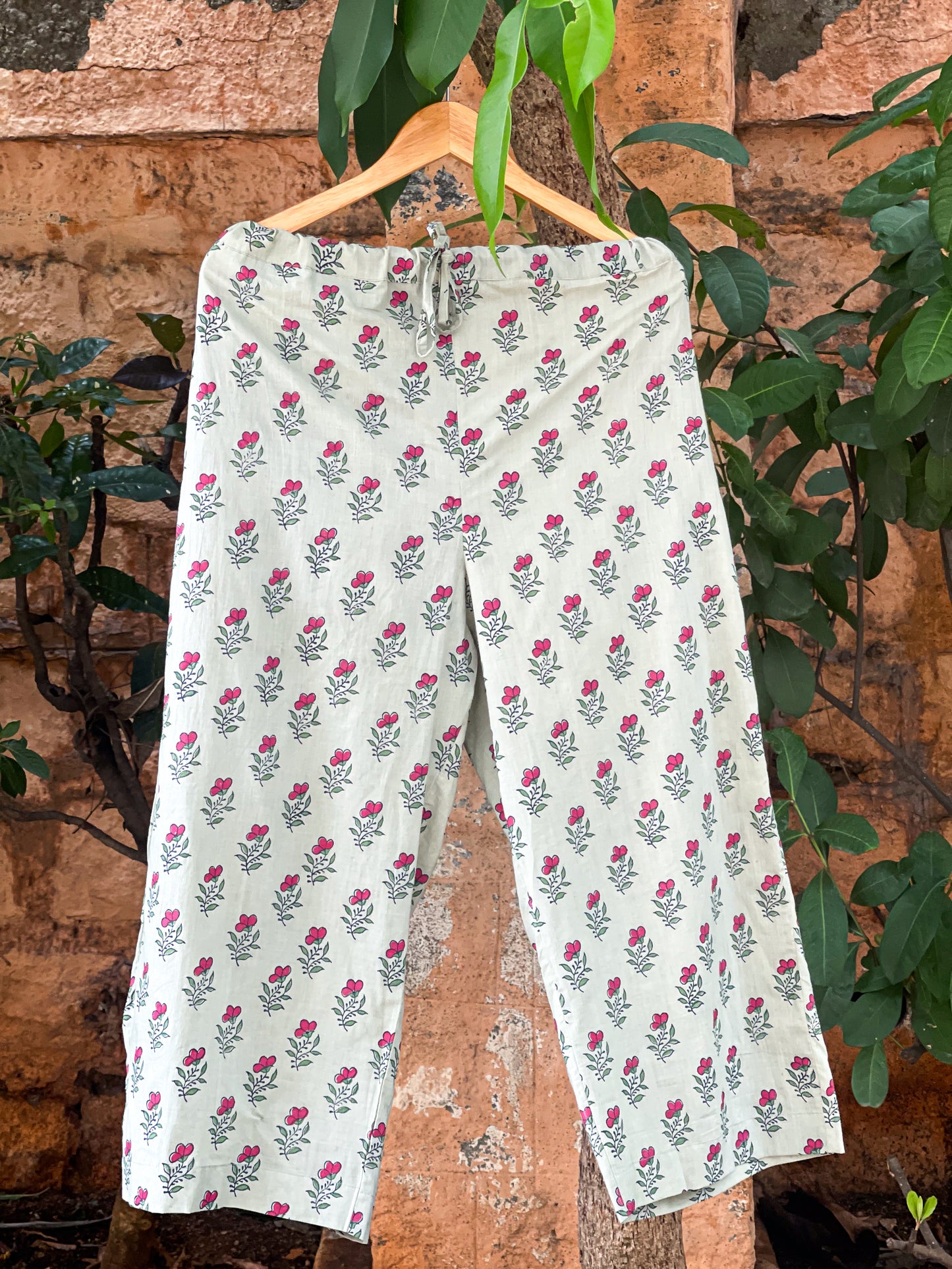 Handblock Printed Handloom Cotton Pant