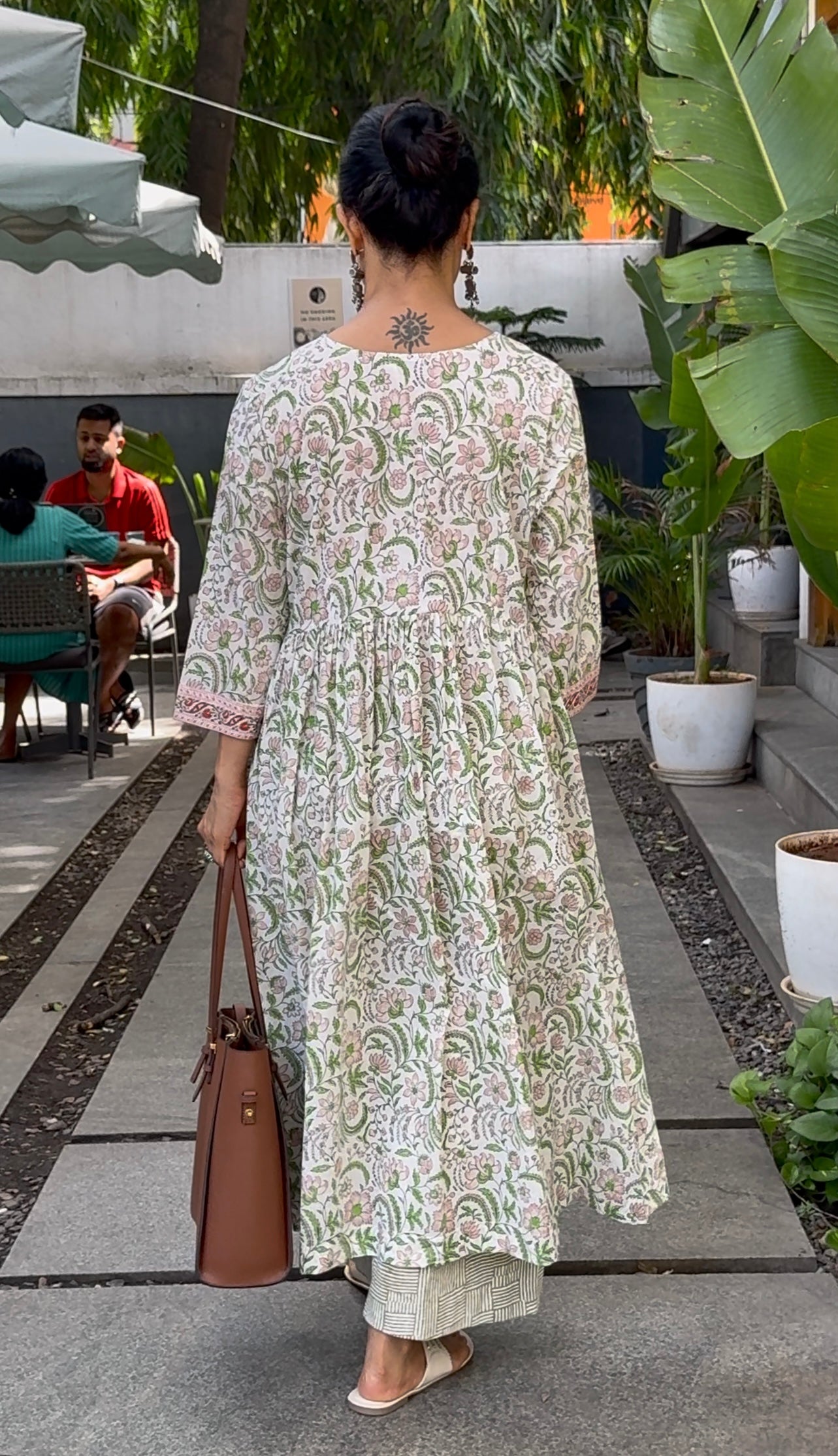 Handloom Cotton with Handblock Printed Kurta