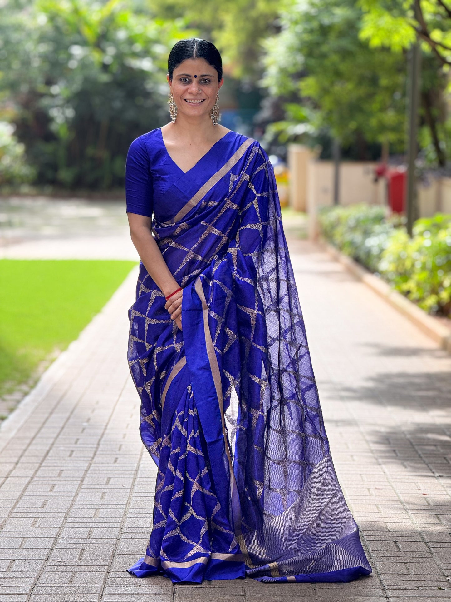 Handloom Chanderi Pattu Silk Saree