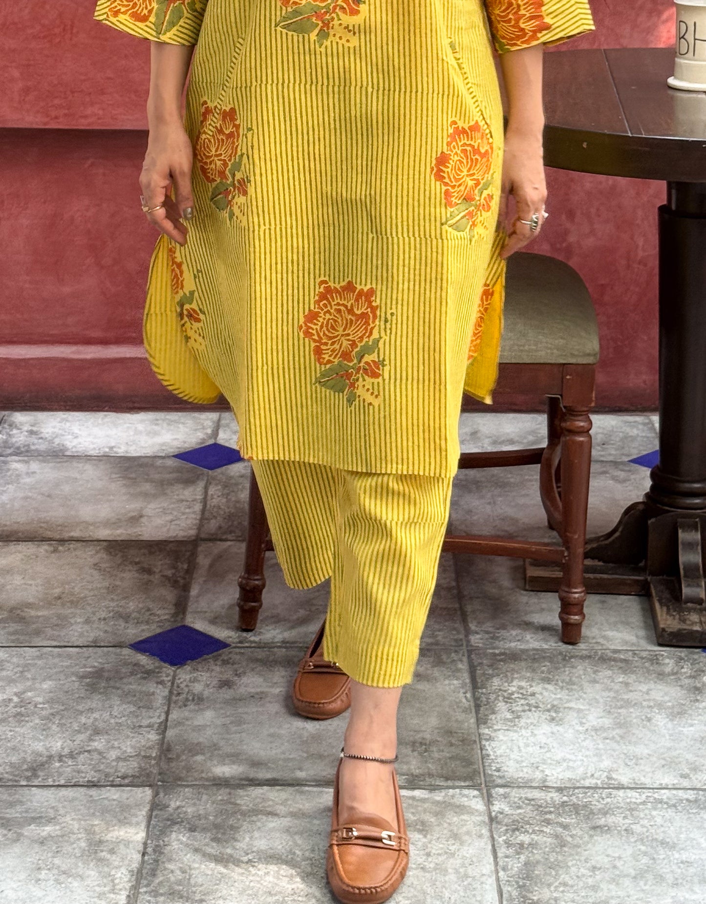 Handloom Linen By Linen Handblock Printed Pant