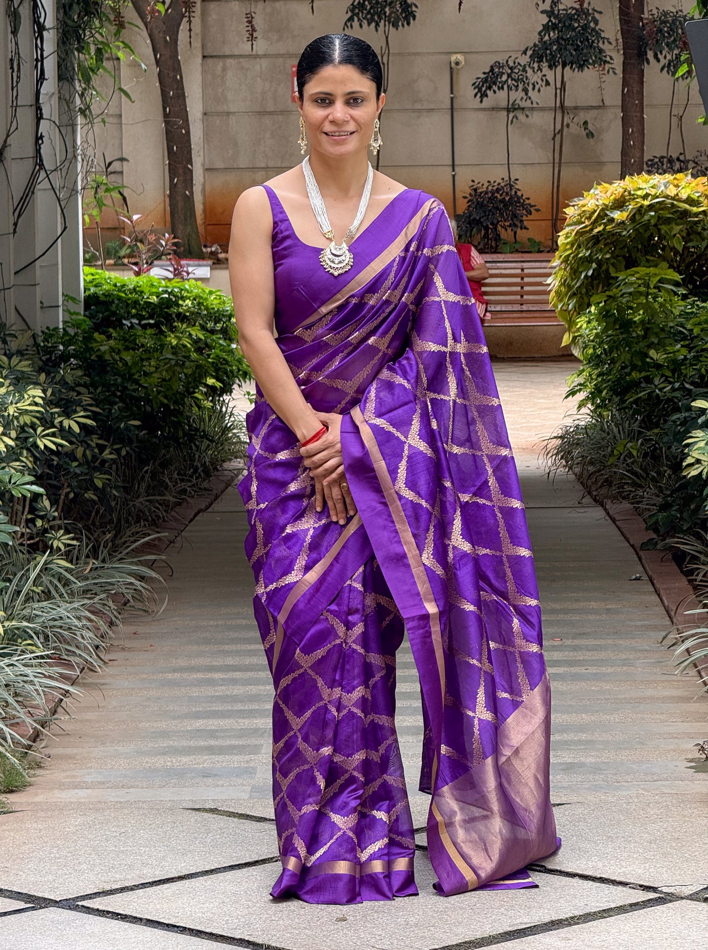 Handloom Chanderi Pattu Silk Saree
