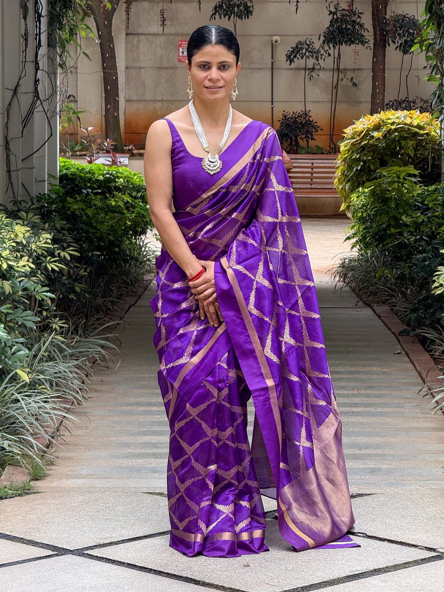 Handloom Chanderi Pattu Silk Saree