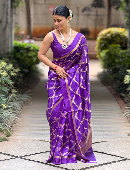 Handloom Chanderi Pattu Silk Saree