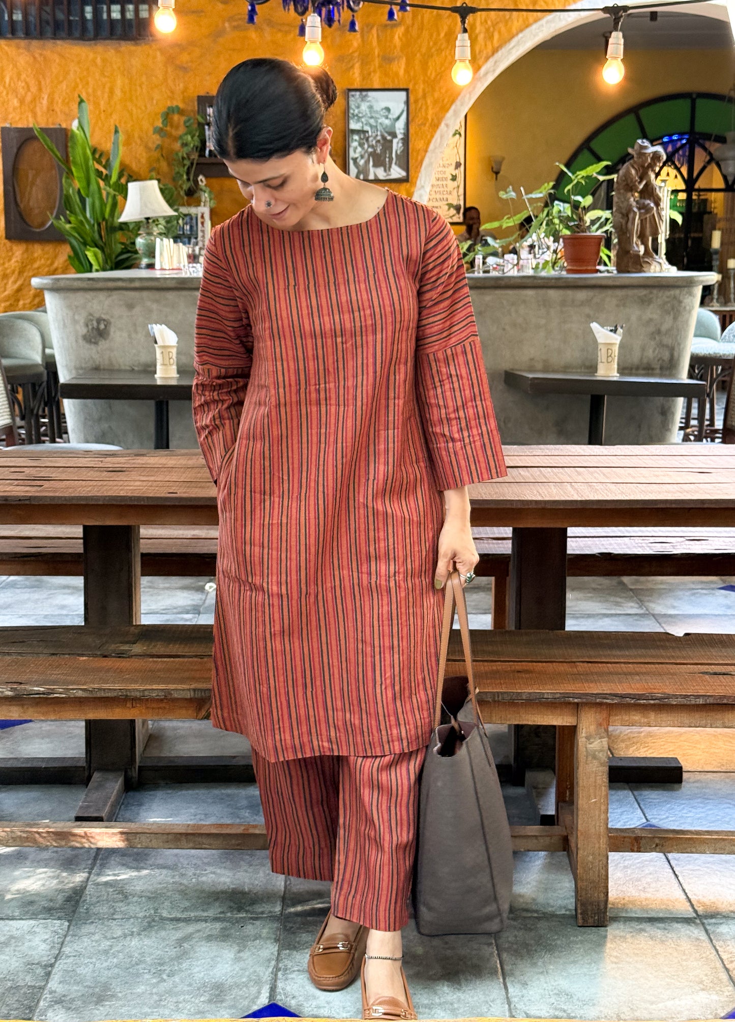 Handloom Linen By Linen Handblock Printed Pant