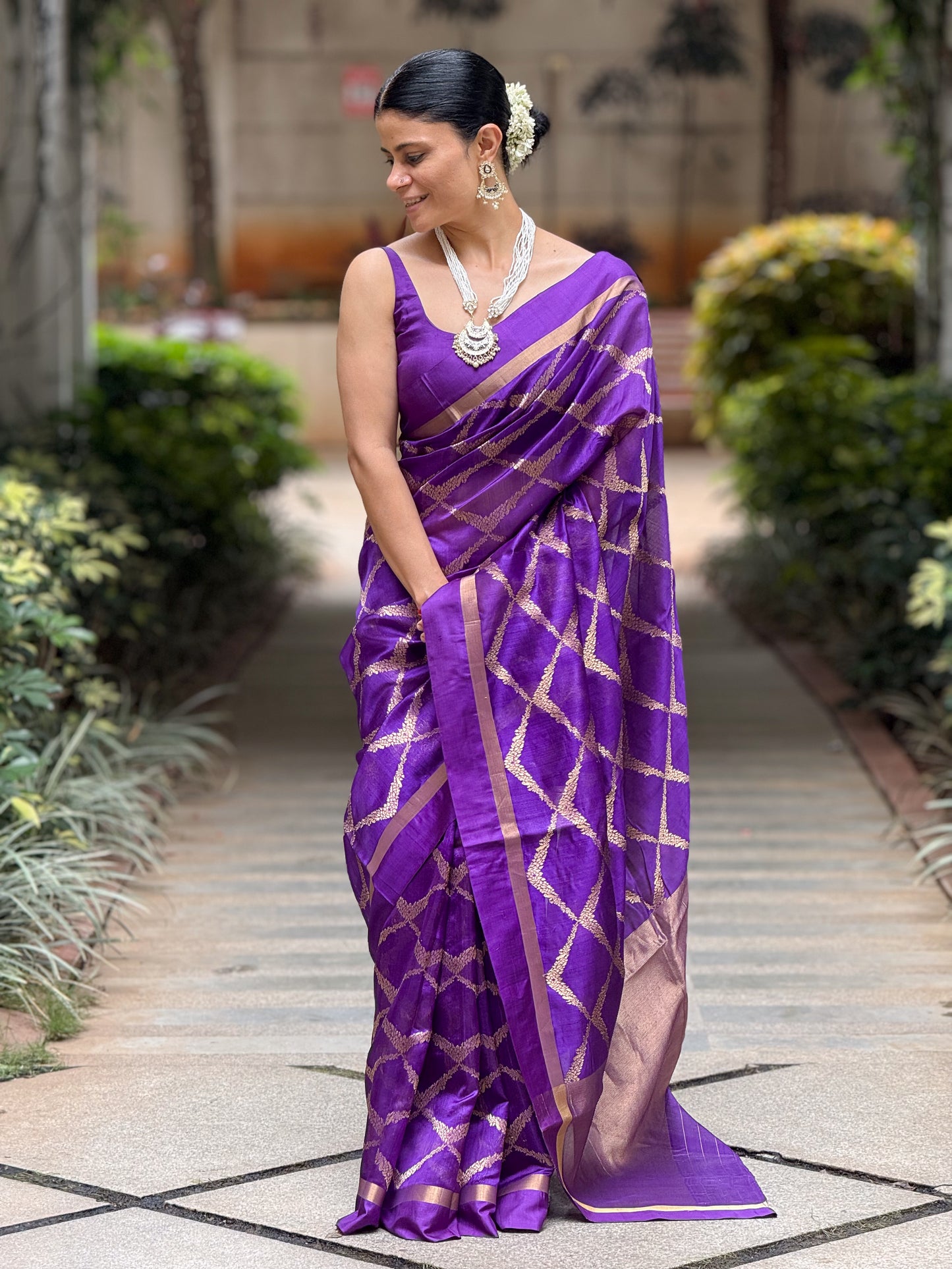 Handloom Chanderi Pattu Silk Saree
