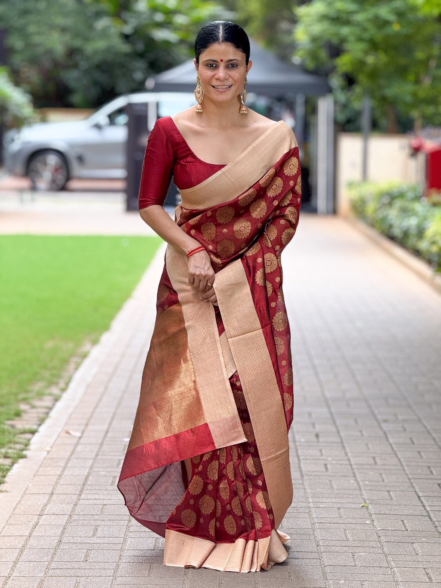 Handloom Chanderi Pattu Silk Saree