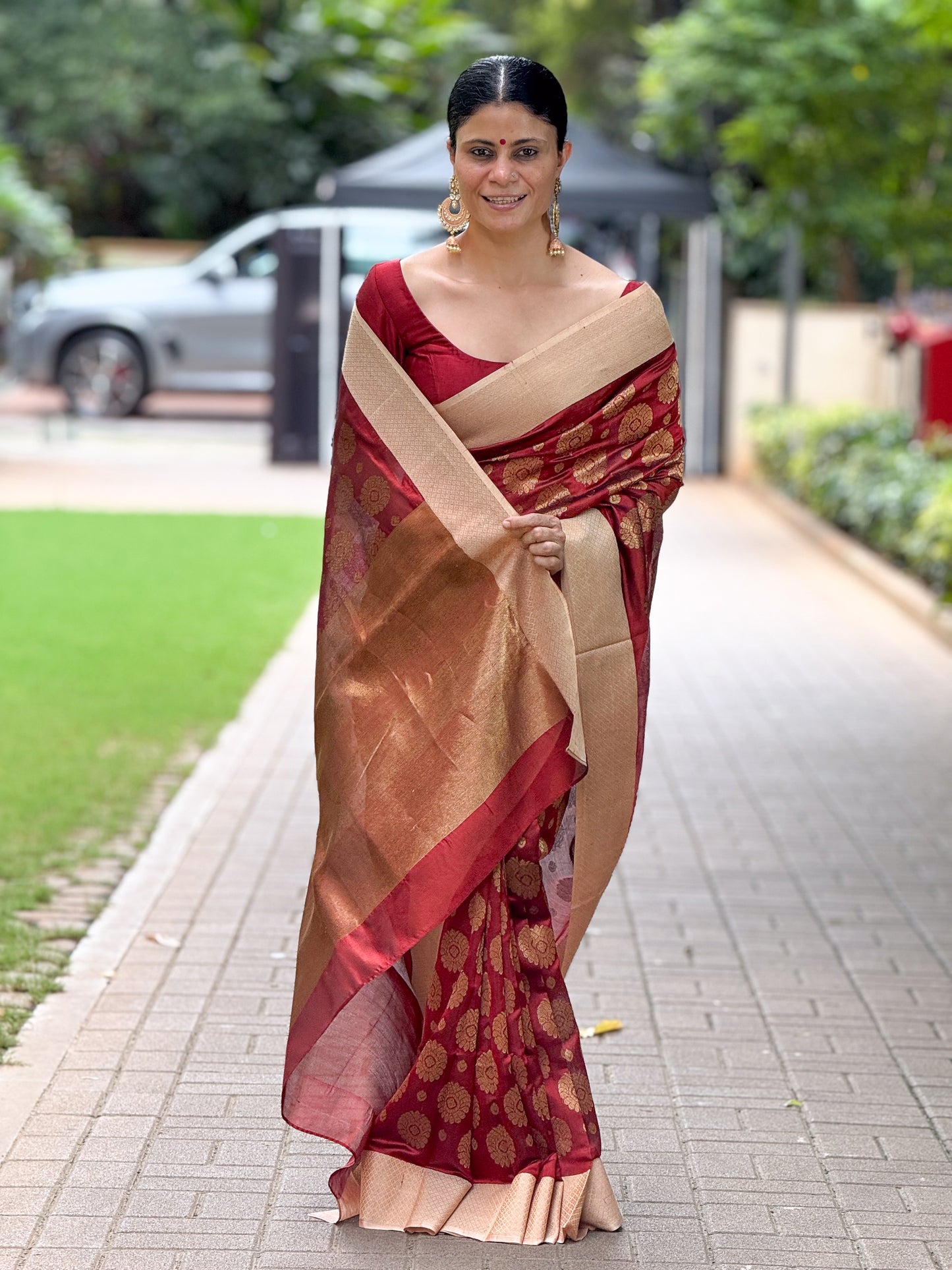 Handloom Chanderi Pattu Silk Saree