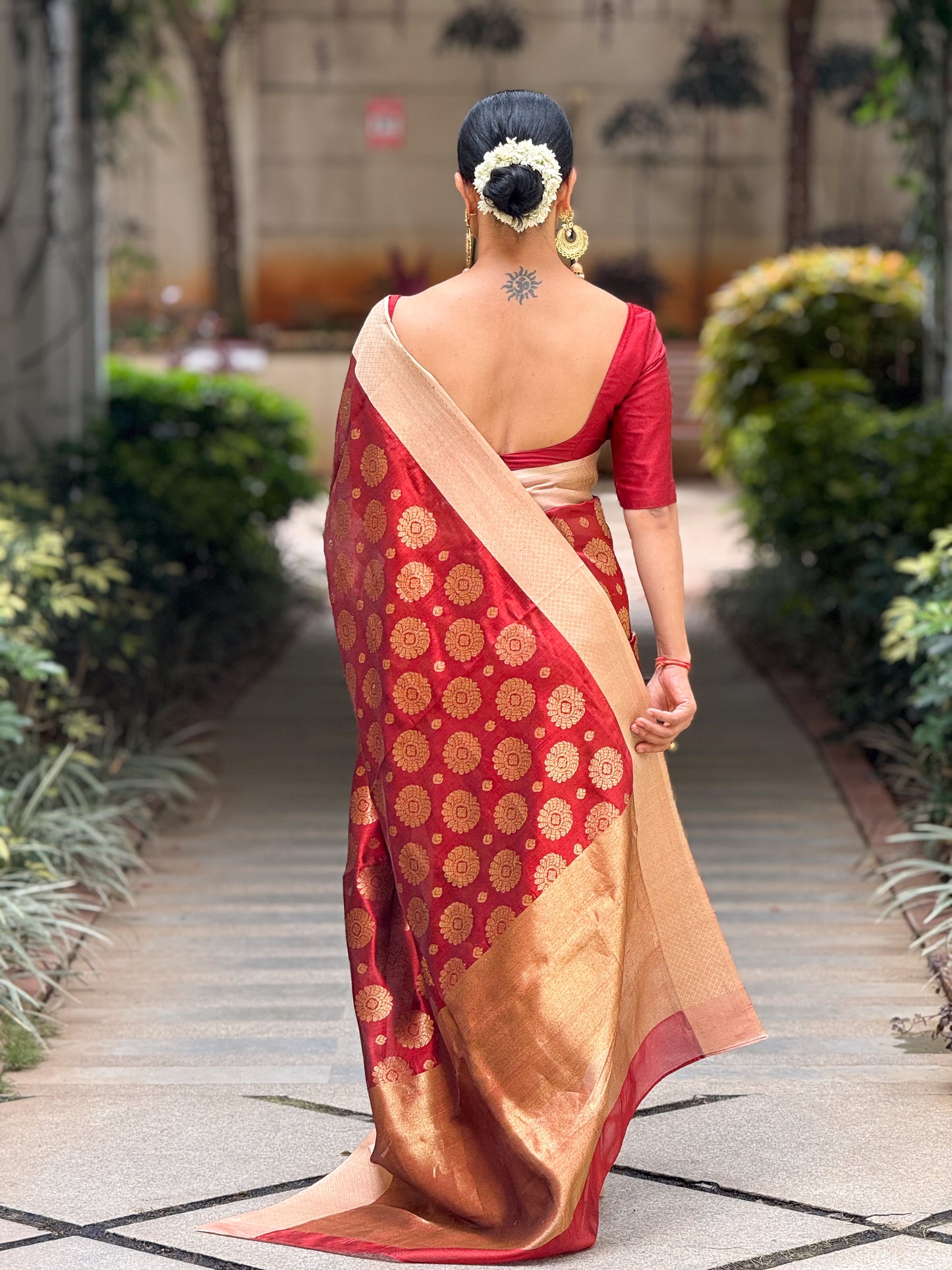Handloom Chanderi Pattu Silk Saree