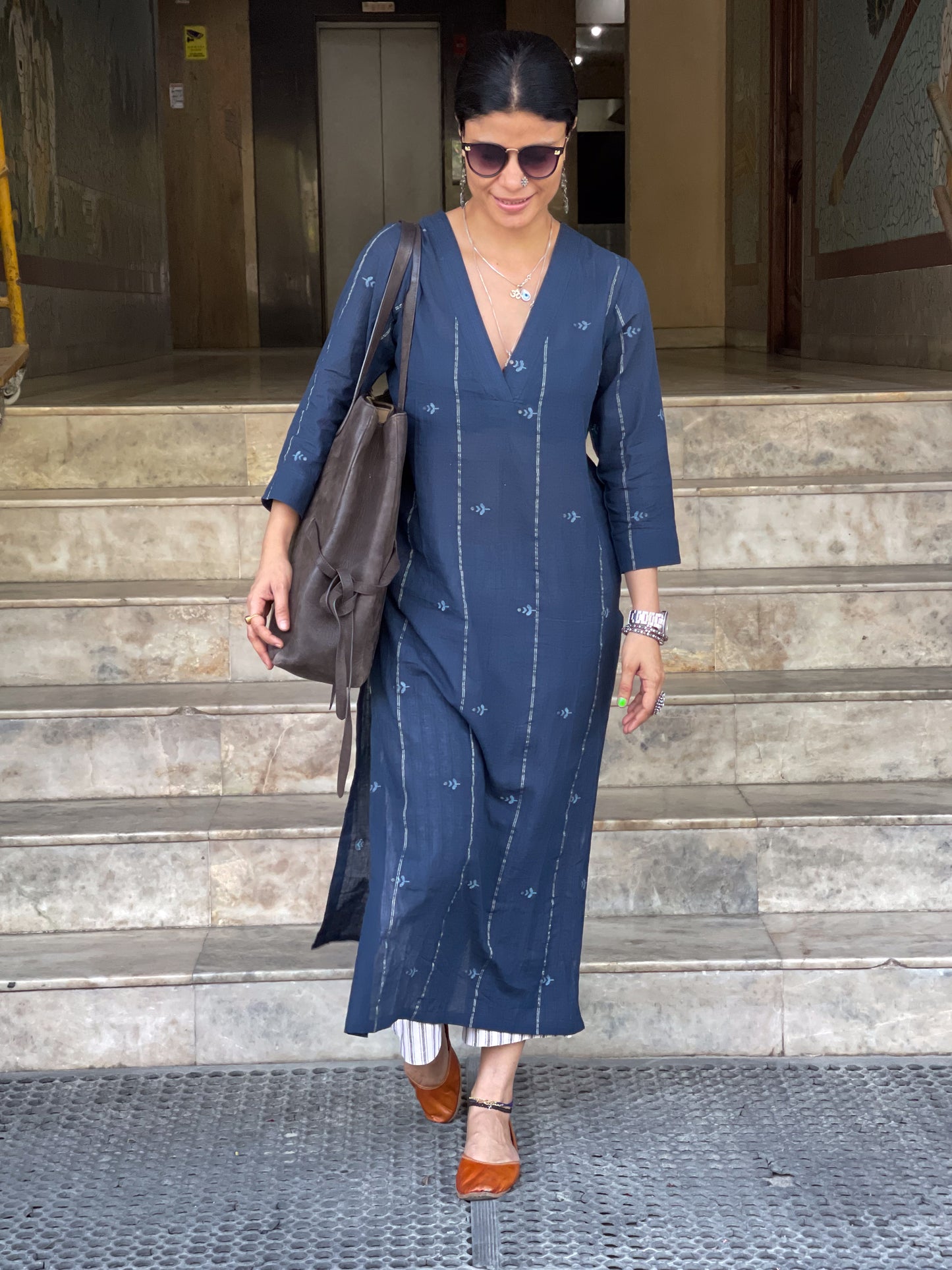 Handwoven jamdani kurta