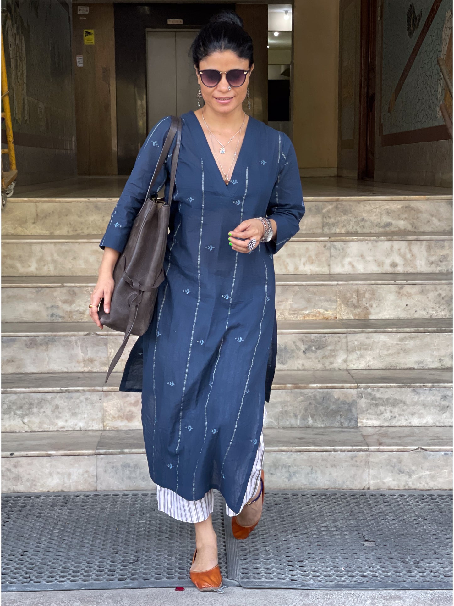 Handwoven jamdani kurta