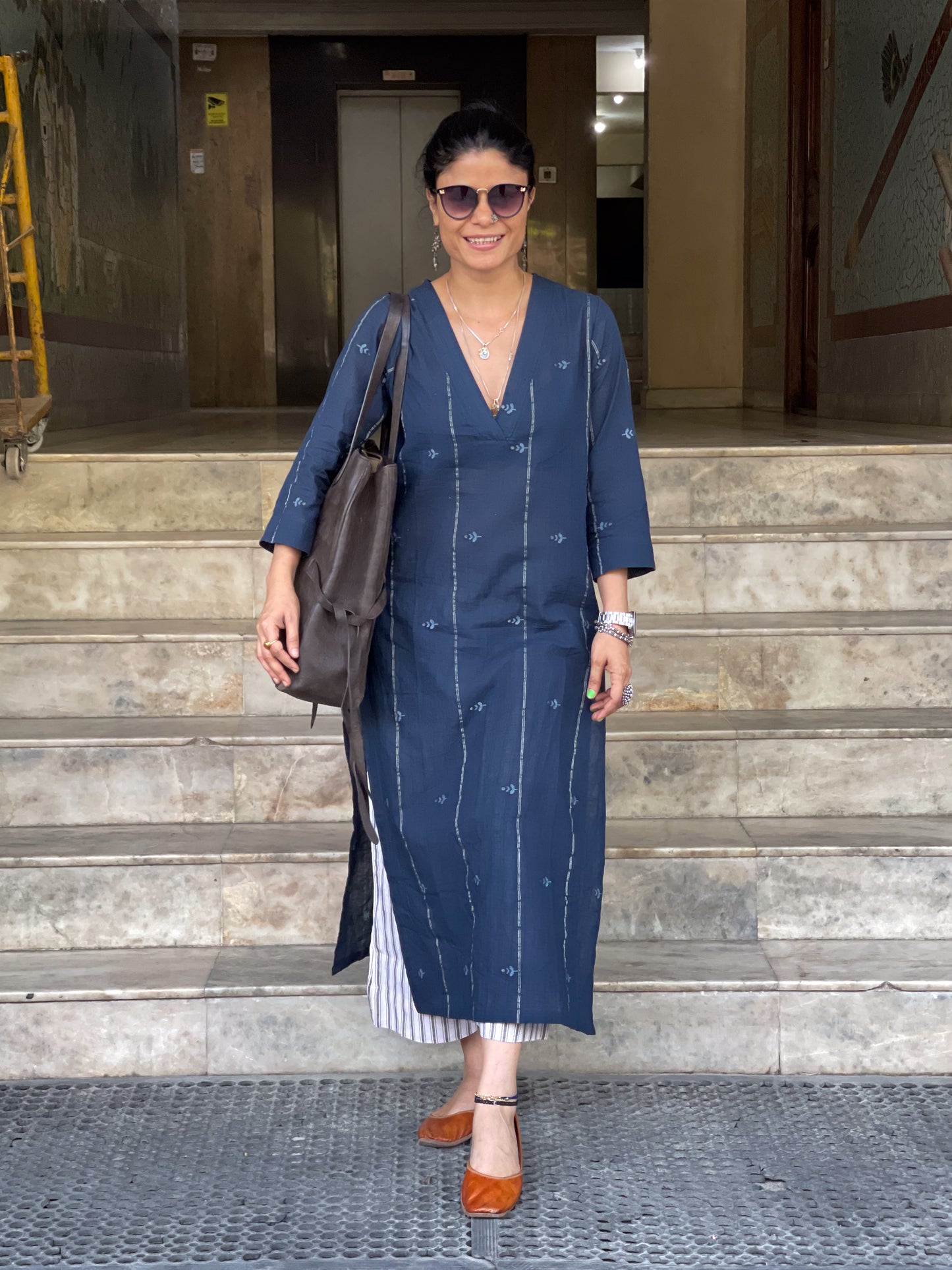 Handwoven jamdani kurta