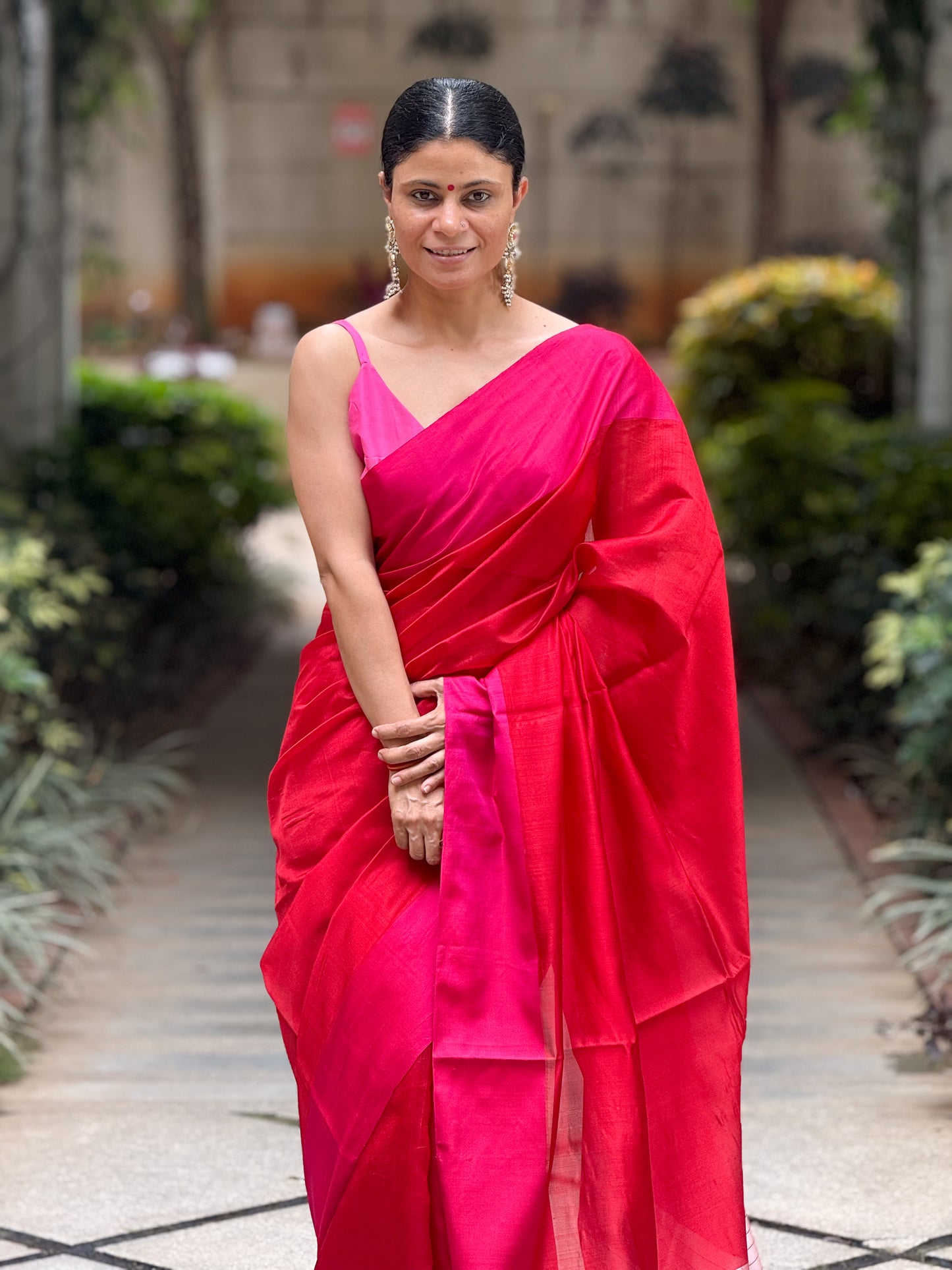 Handloom Chanderi Pattu Silk Saree