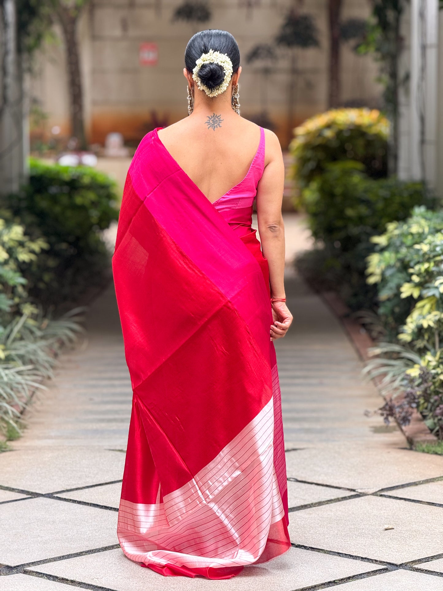 Handloom Chanderi Pattu Silk Saree