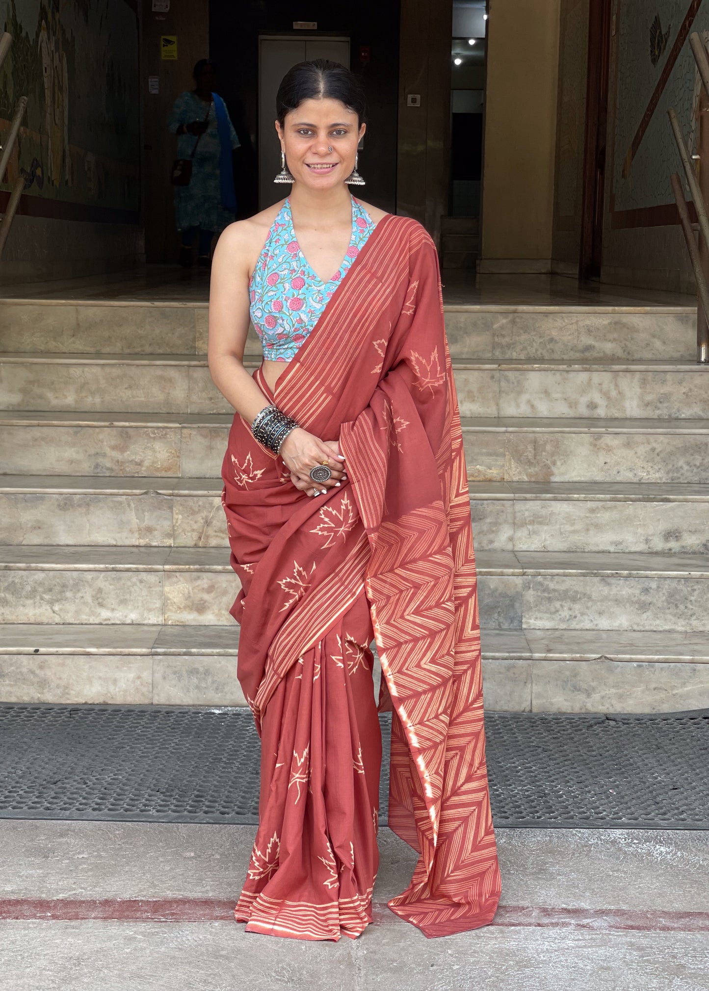 Mull Cotton Sarees in handmade shibori