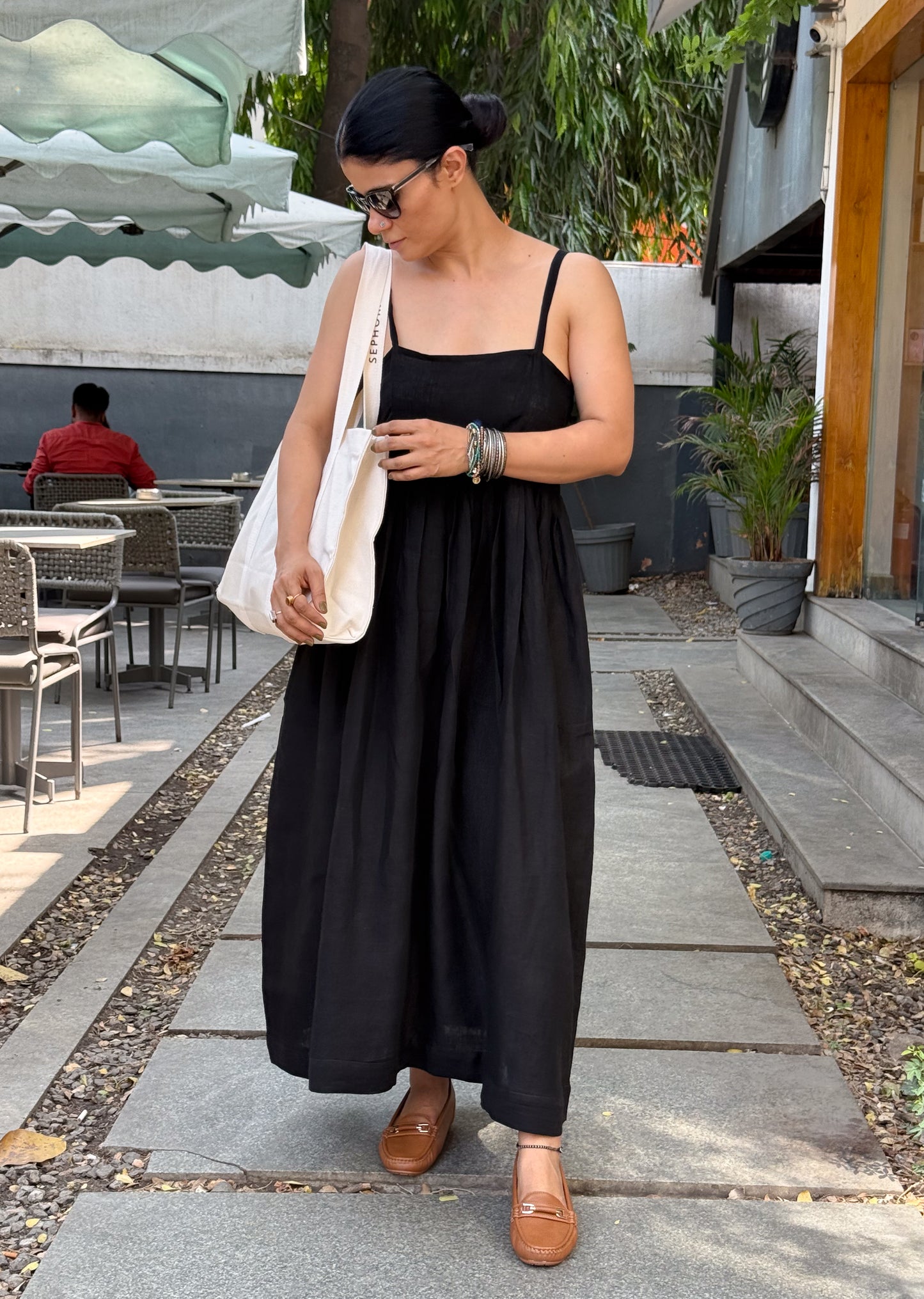 Handloom Linen By Linen Dress