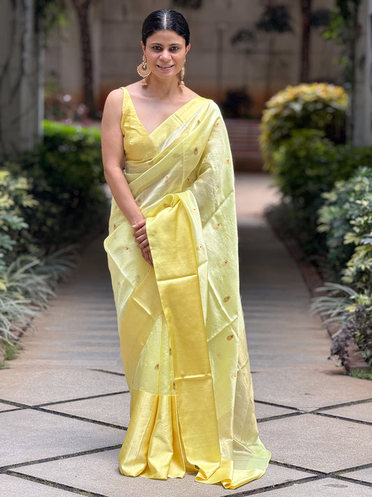 Handloom Chanderi Pattu Silk Saree