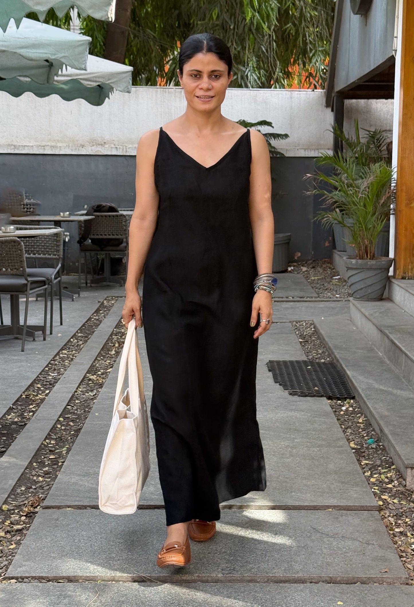Handloom Linen By Linen Dress