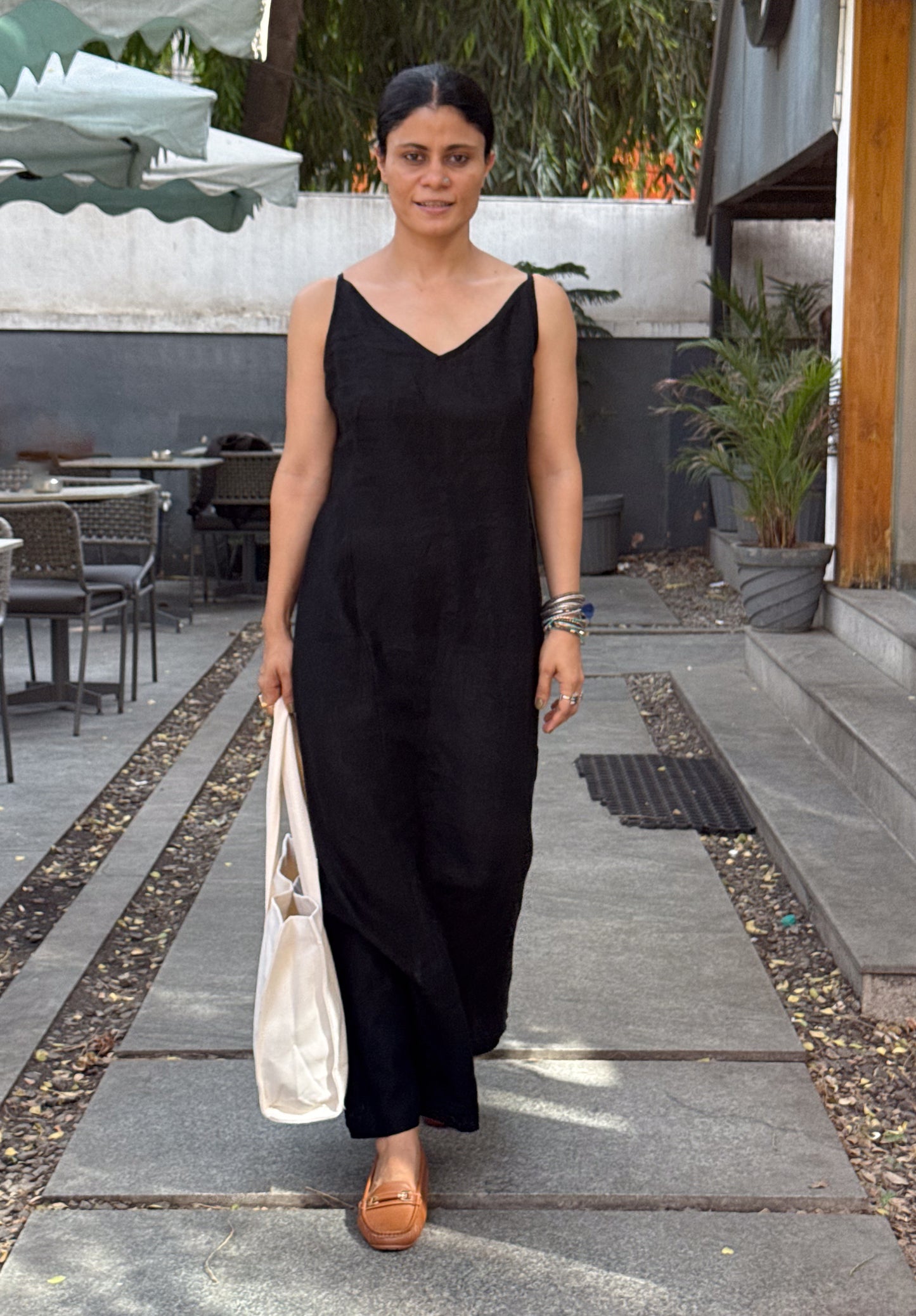 Handloom Linen By Linen Dress