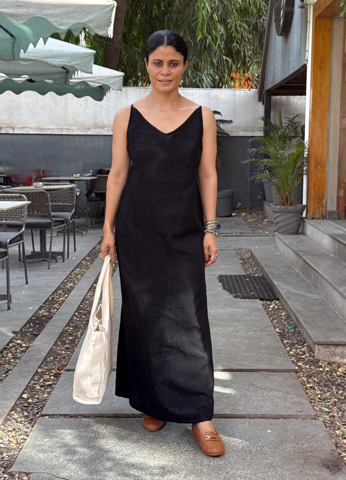 Handloom Linen By Linen Dress