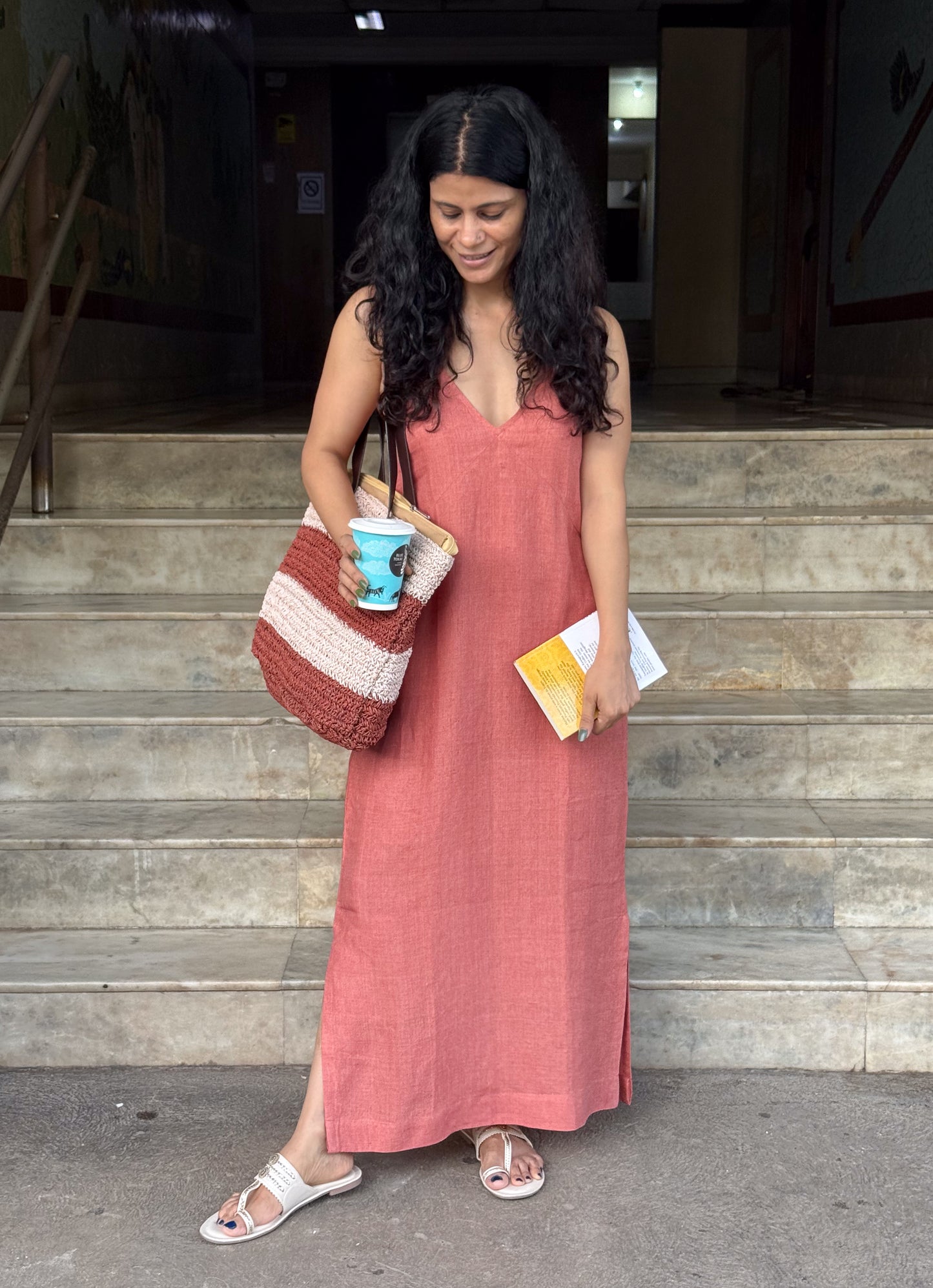 Handloom Linen By Linen Dress