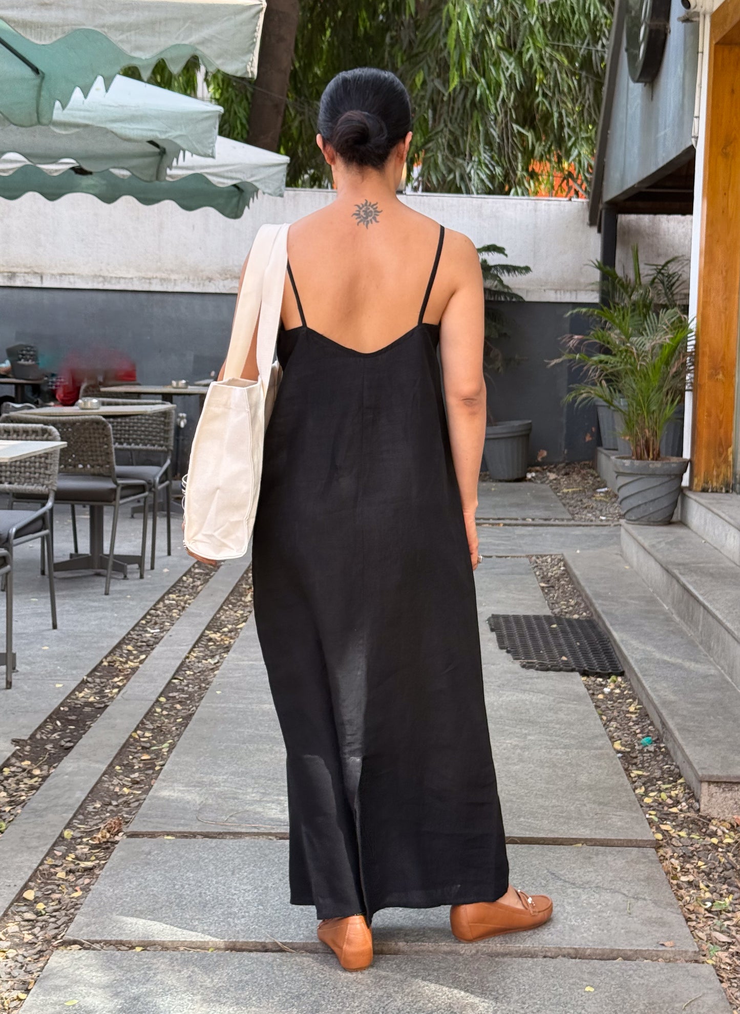 Handloom Linen By Linen Dress
