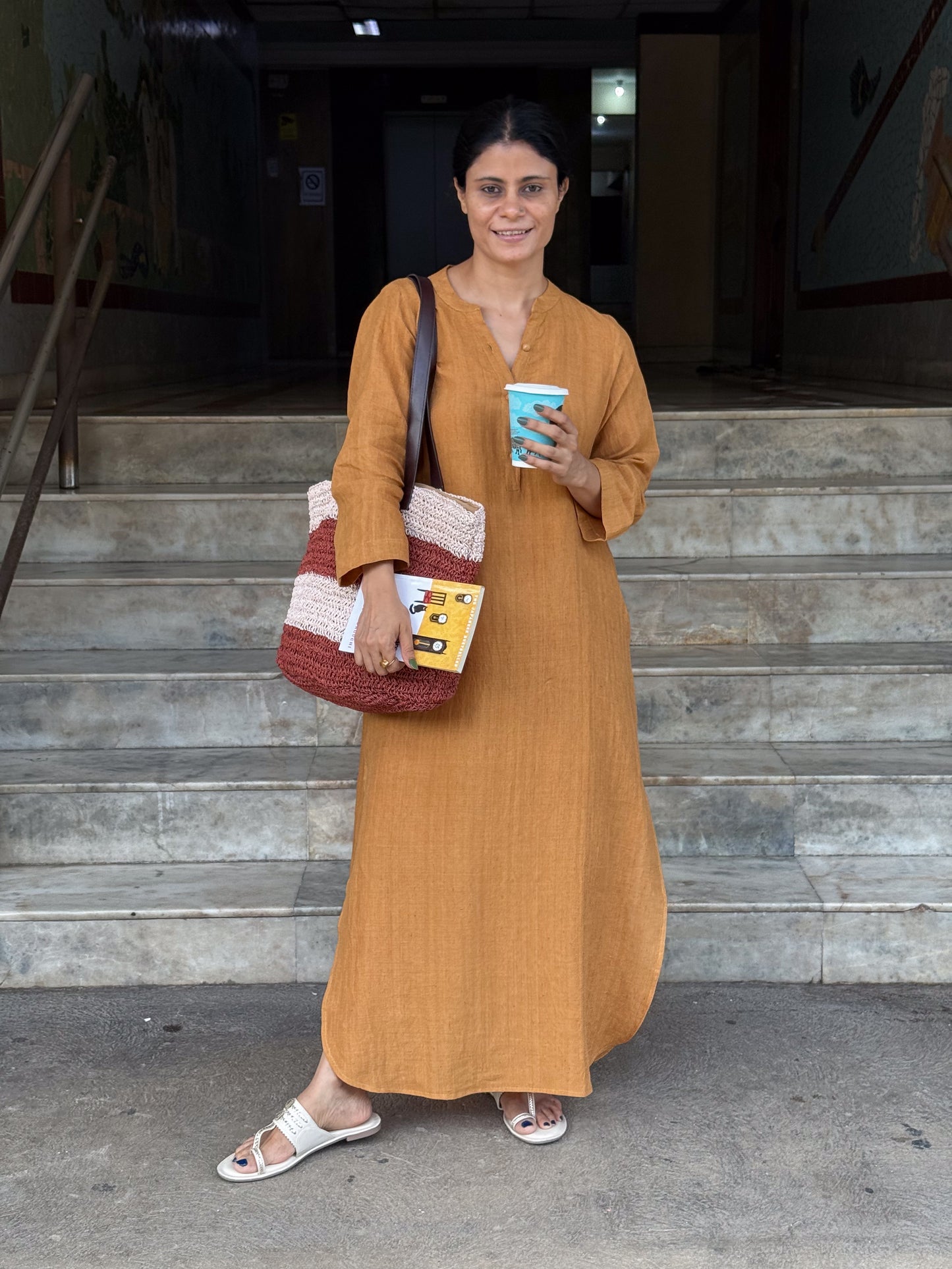 Handloom Linen By Linen Dress