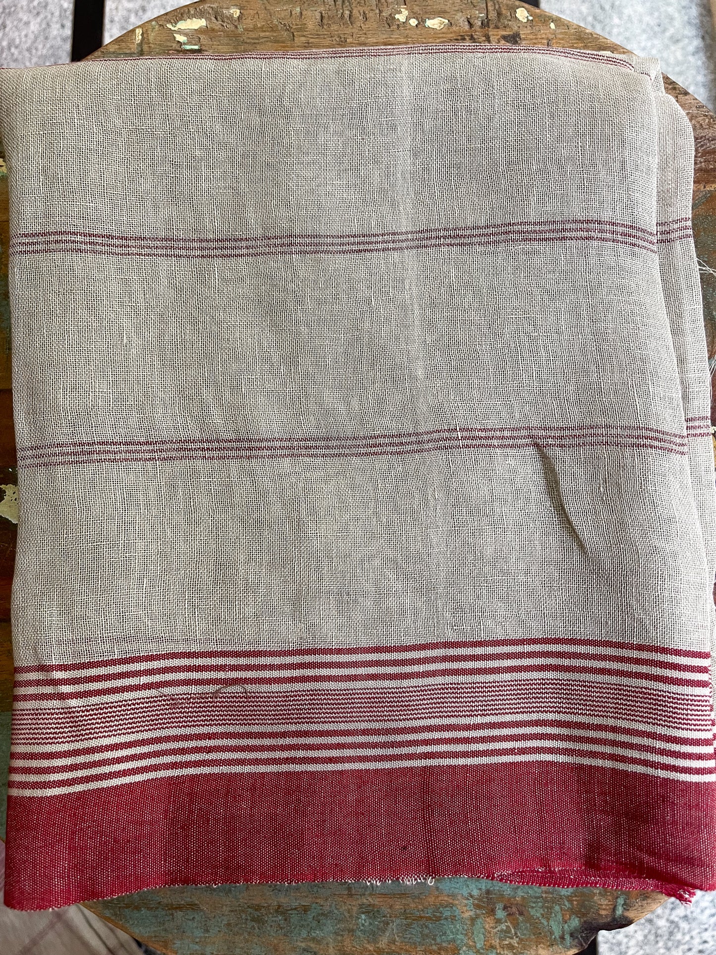 Handloom Linen Jamdani Saree