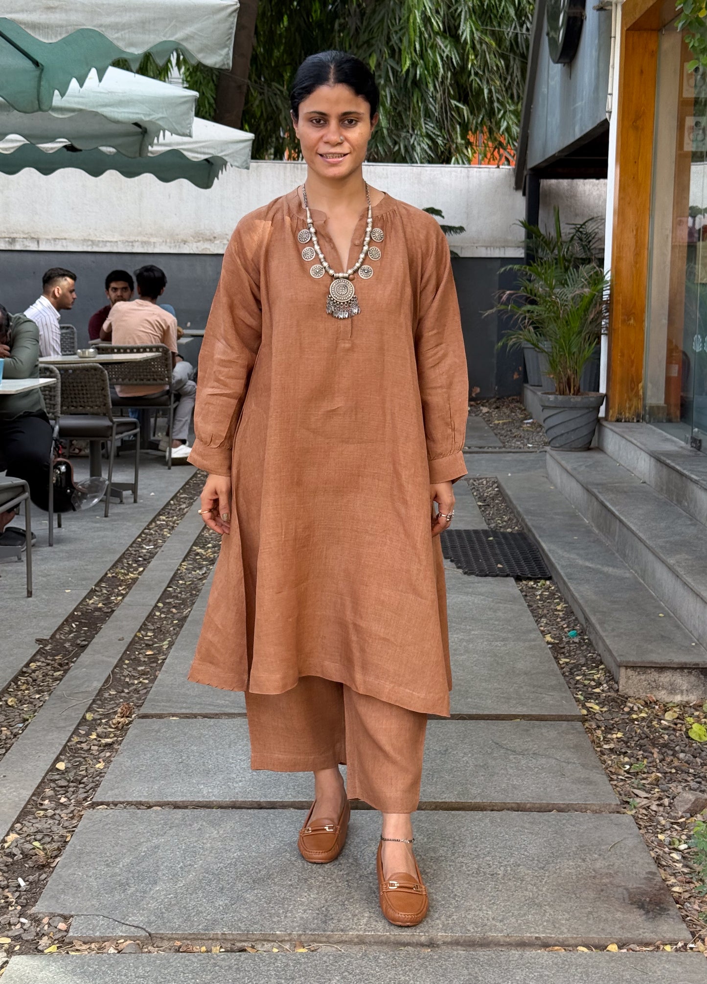 Handloom Linen By Linen Kurta