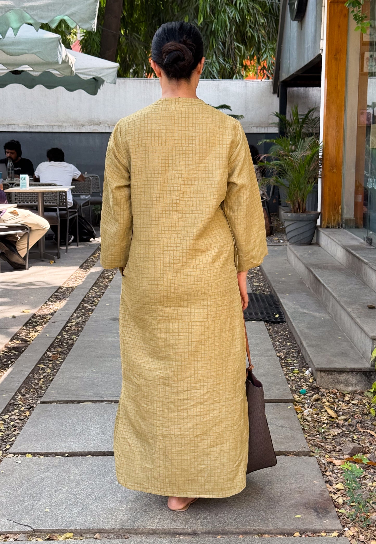 Handloom Linen By Linen Handblock Printed Dress