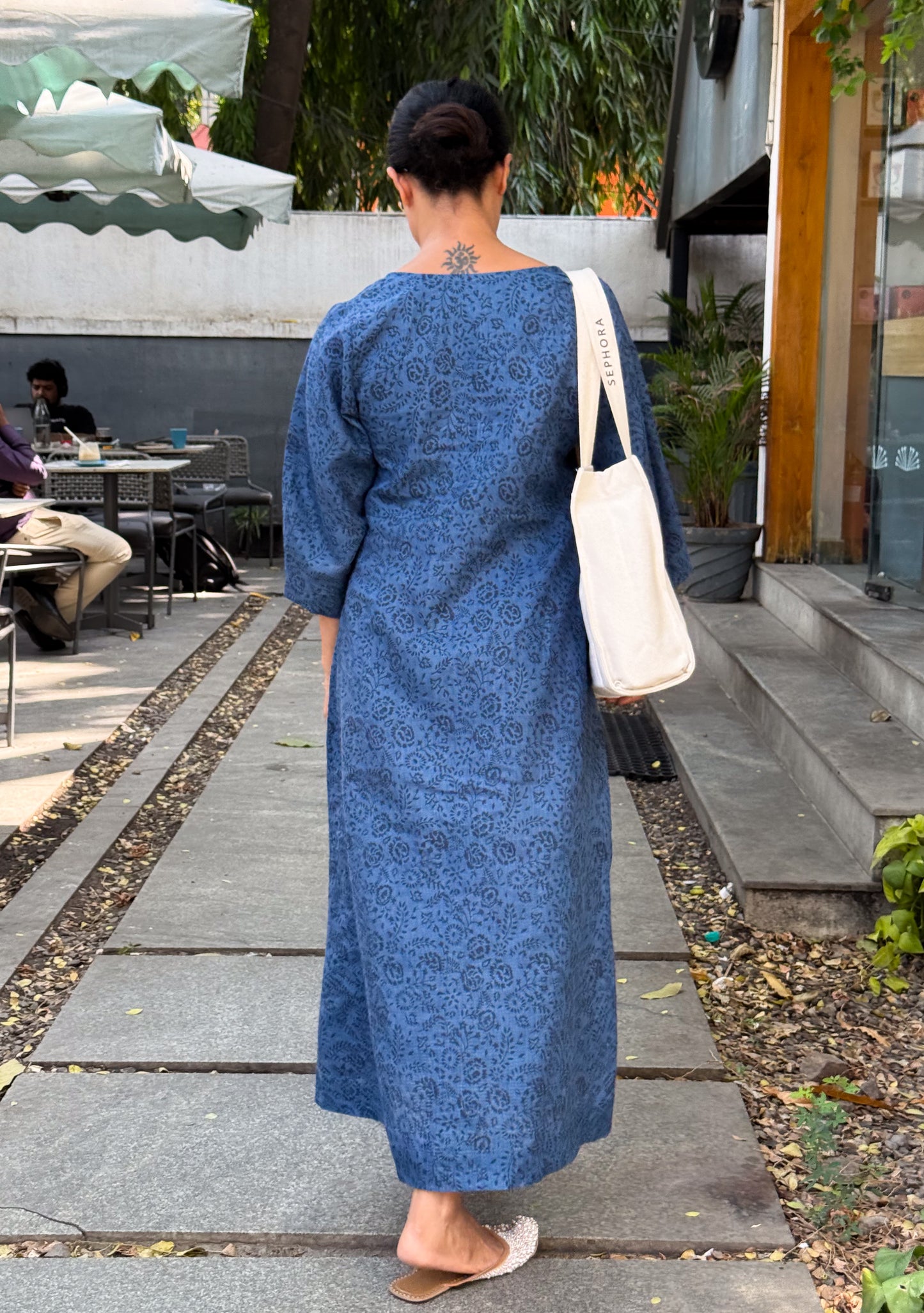 Handloom Linen By Linen Handblock Printed Kurta