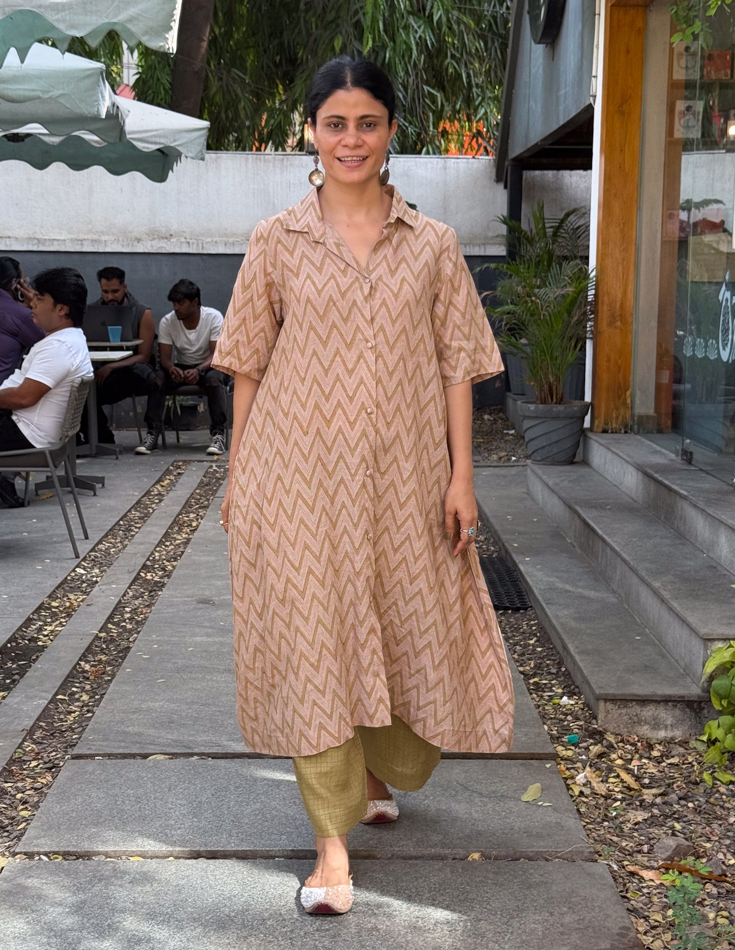 Handloom Linen By Linen Handblock Printed Pant