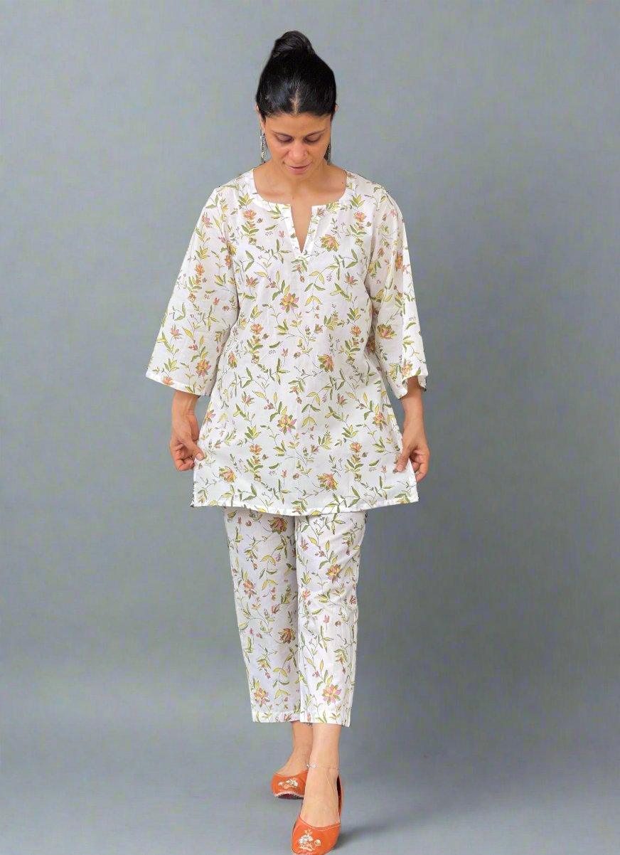 Handblock Printed Cotton Co-ord Set