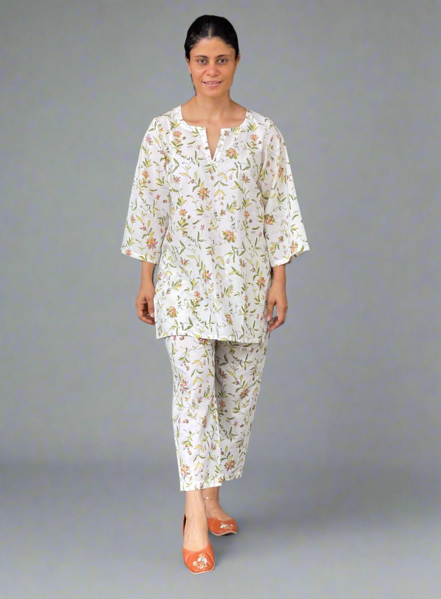 Handblock Printed Cotton Co-ord Set