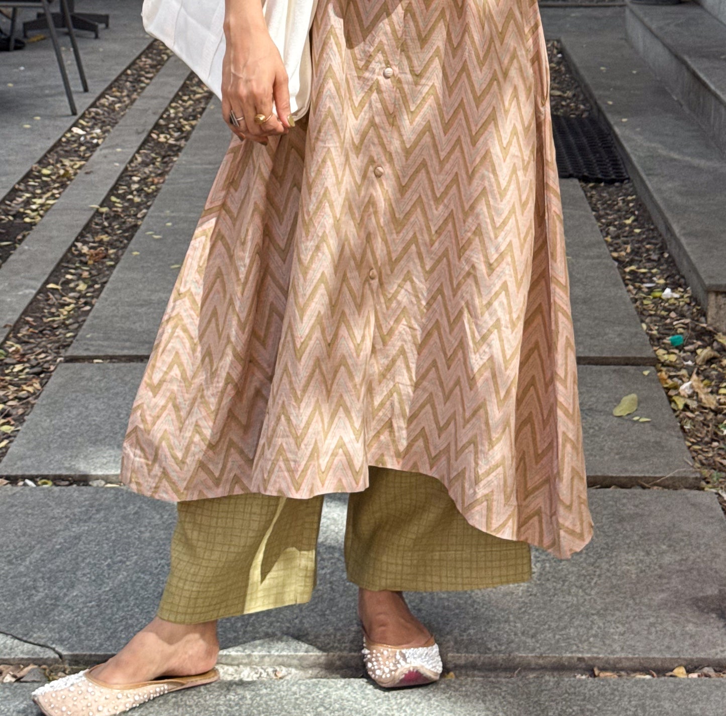 Handloom Linen By Linen Handblock Printed Pant
